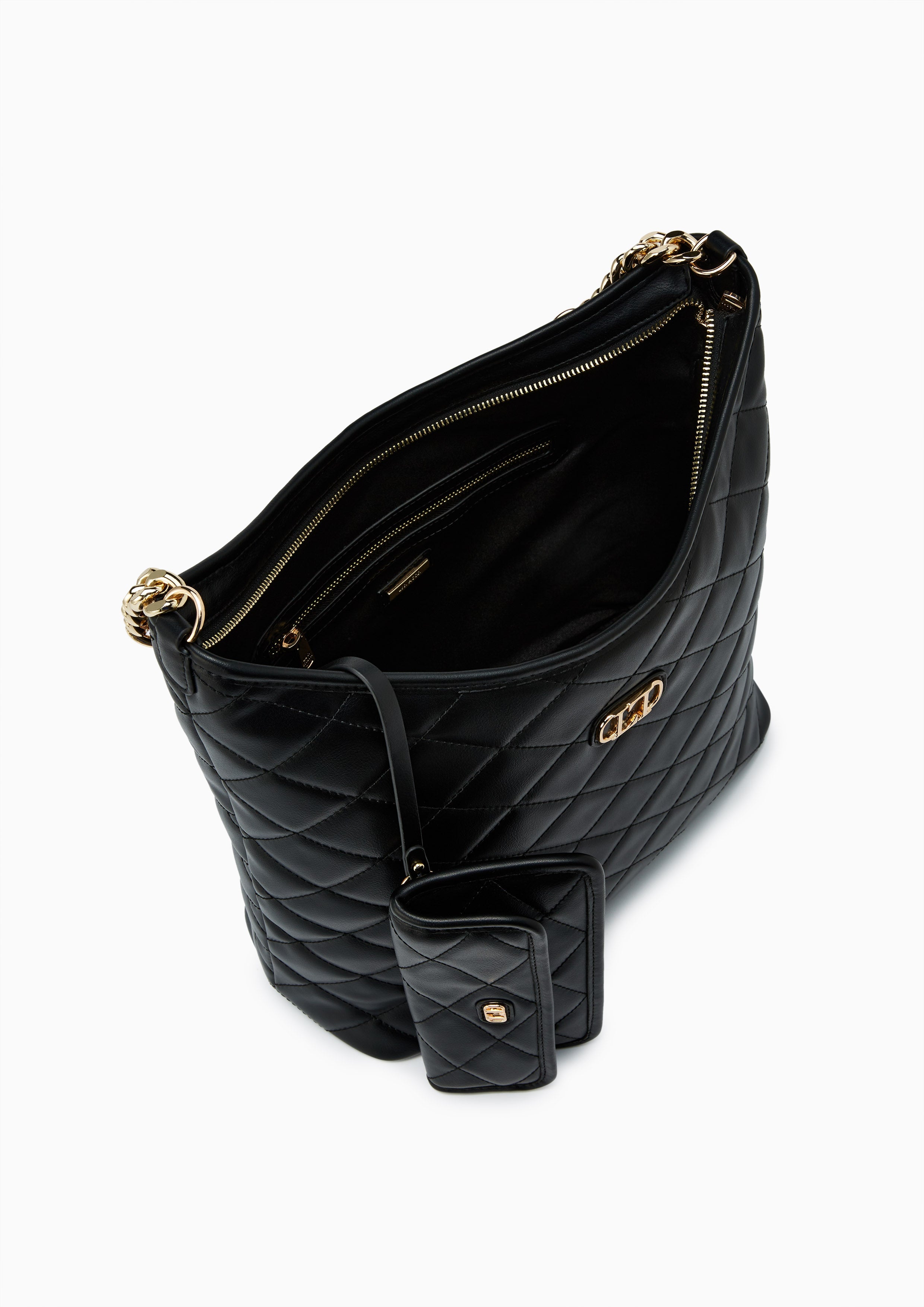 Astor Ida Hobo Shoulder Bag - Black