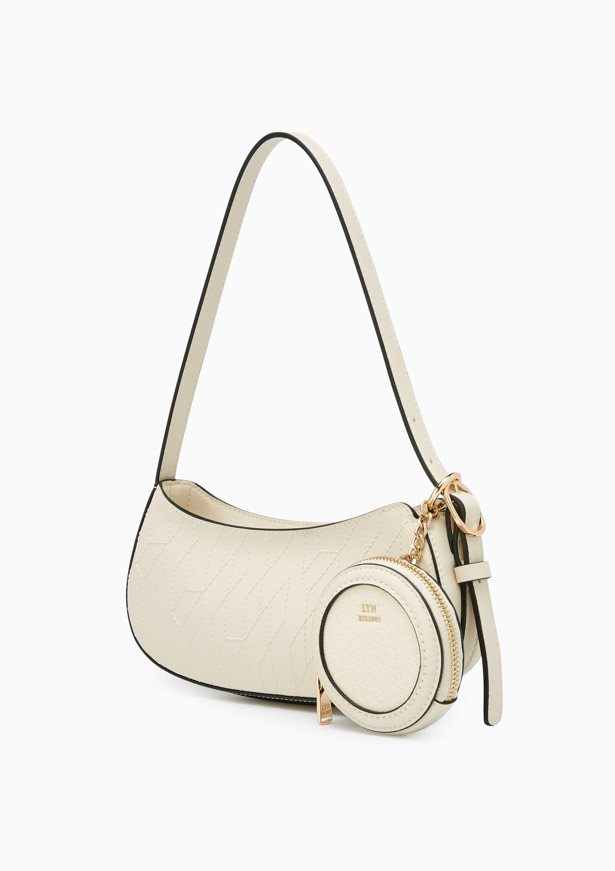 Andrea M Shoulder Bag - Ivory