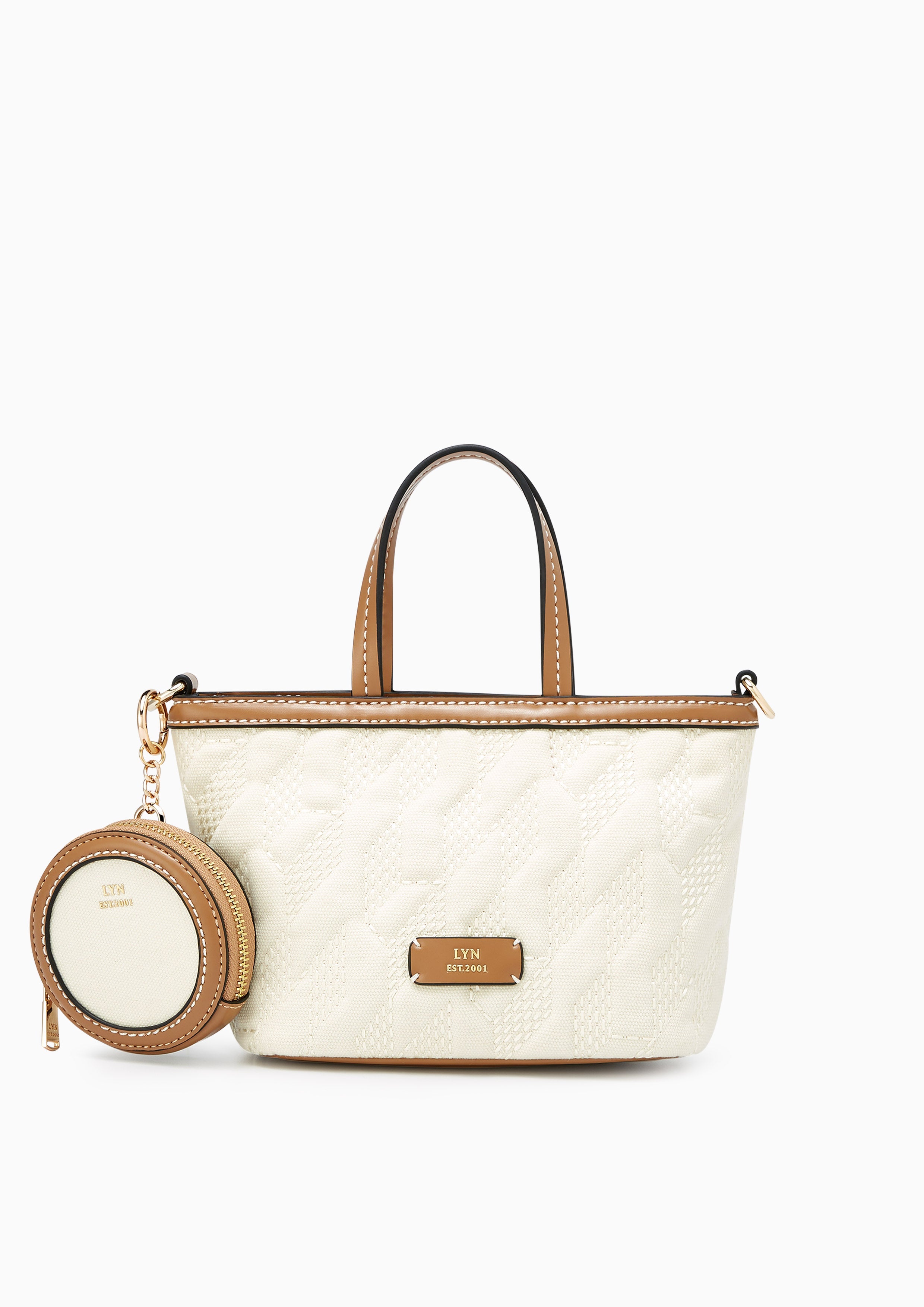 Andrea M Tote Bag - Ivory