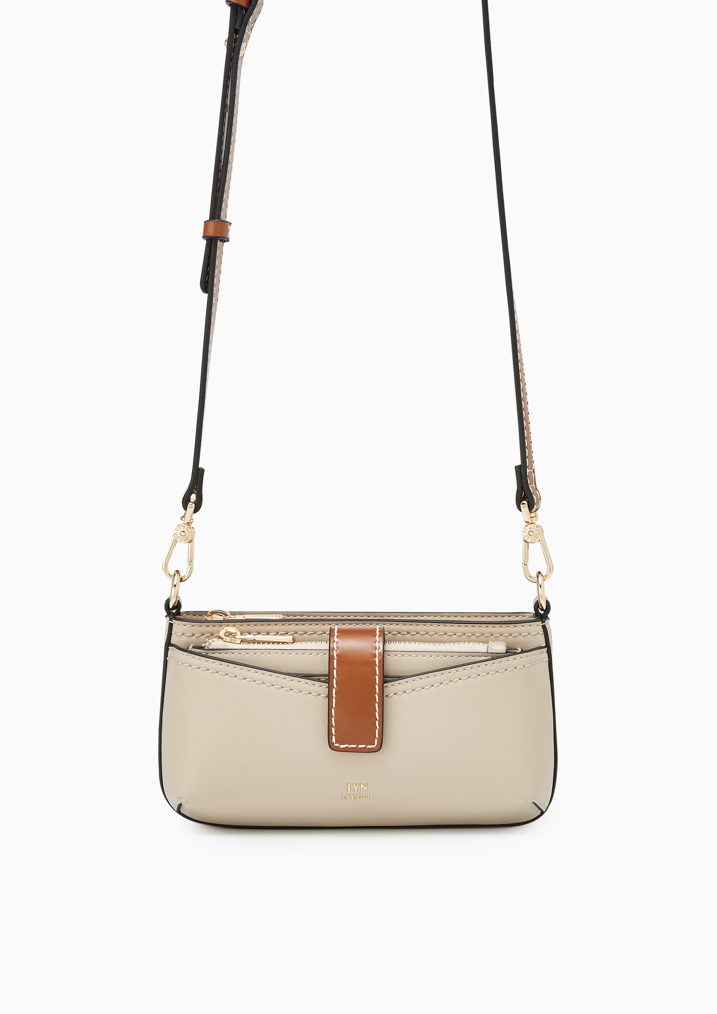 Andrea Crossbody Bag - Beige