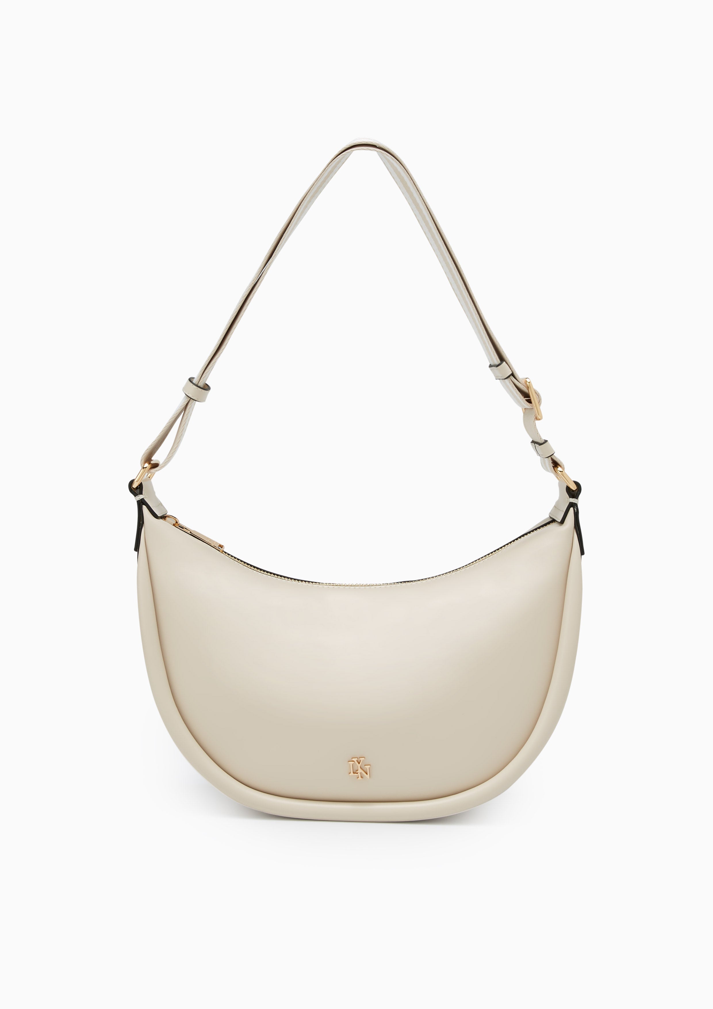 Betty Hobo Crossbody Bag - Light Grey