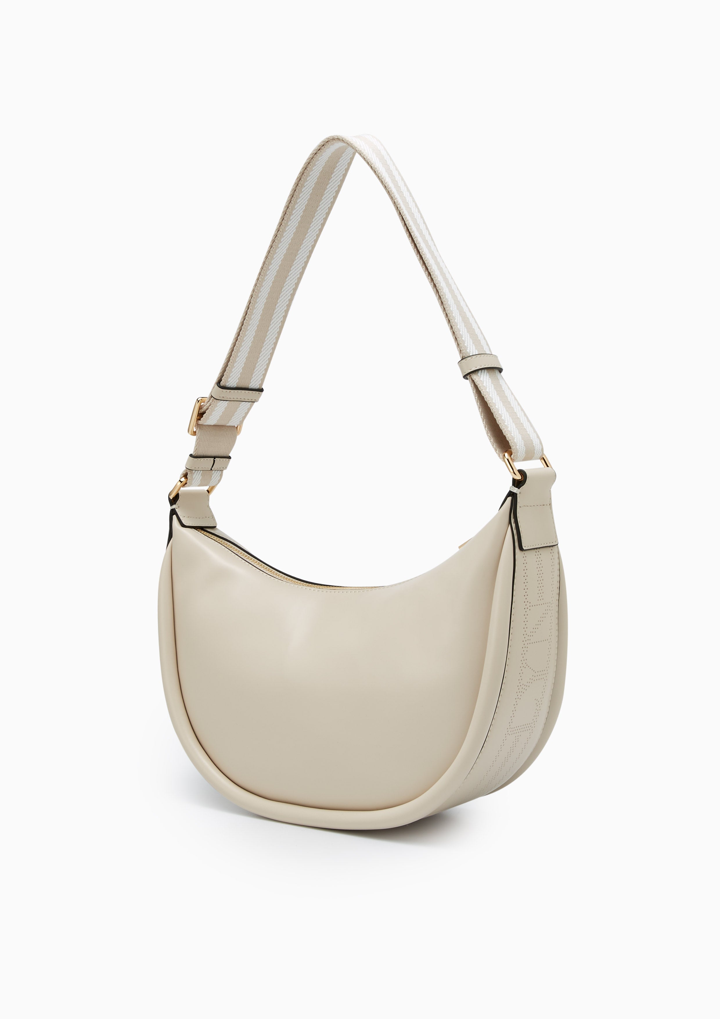 Betty Hobo Crossbody Bag - Light Grey