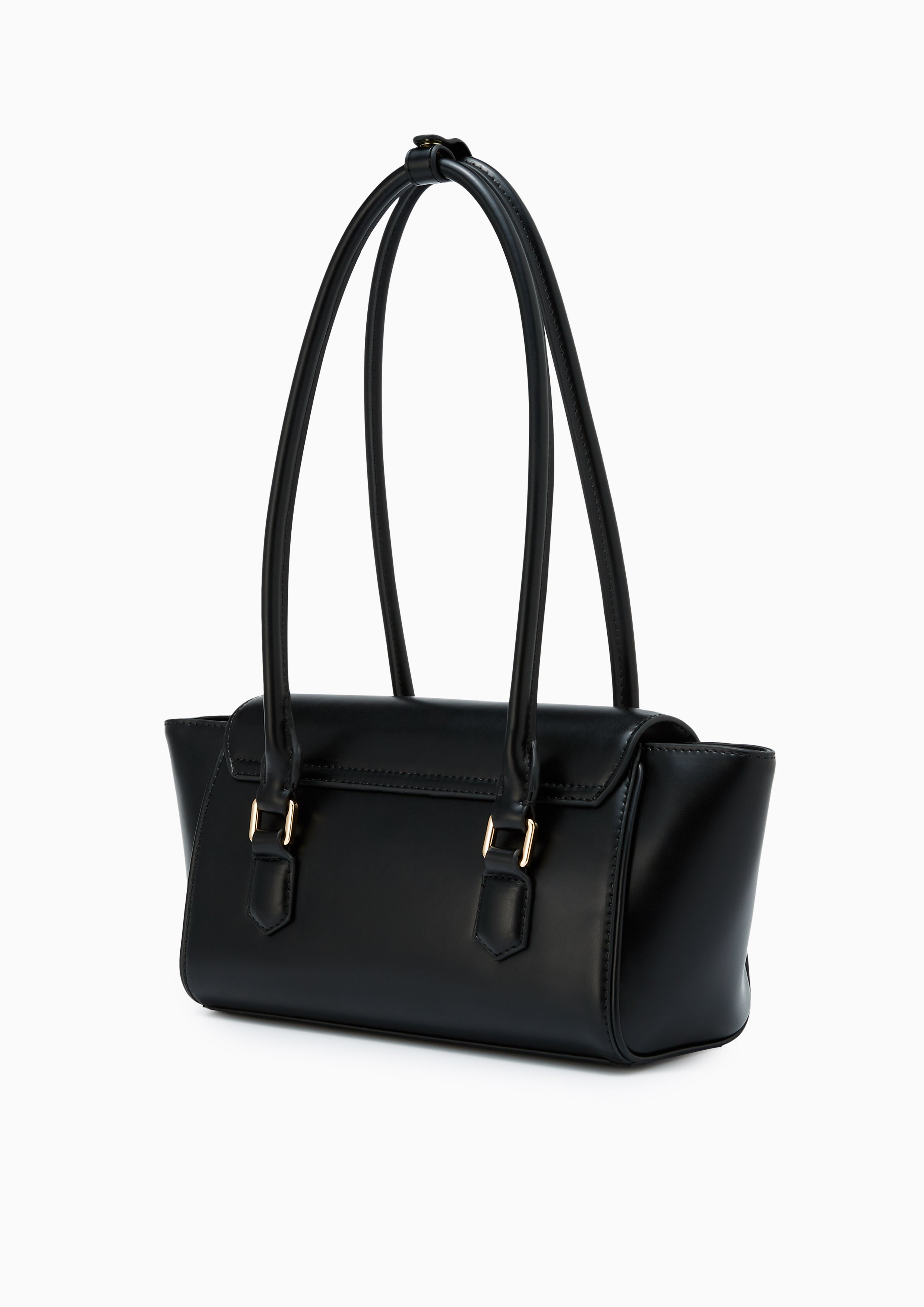 Reina Hobo Shoulder Bag - Black