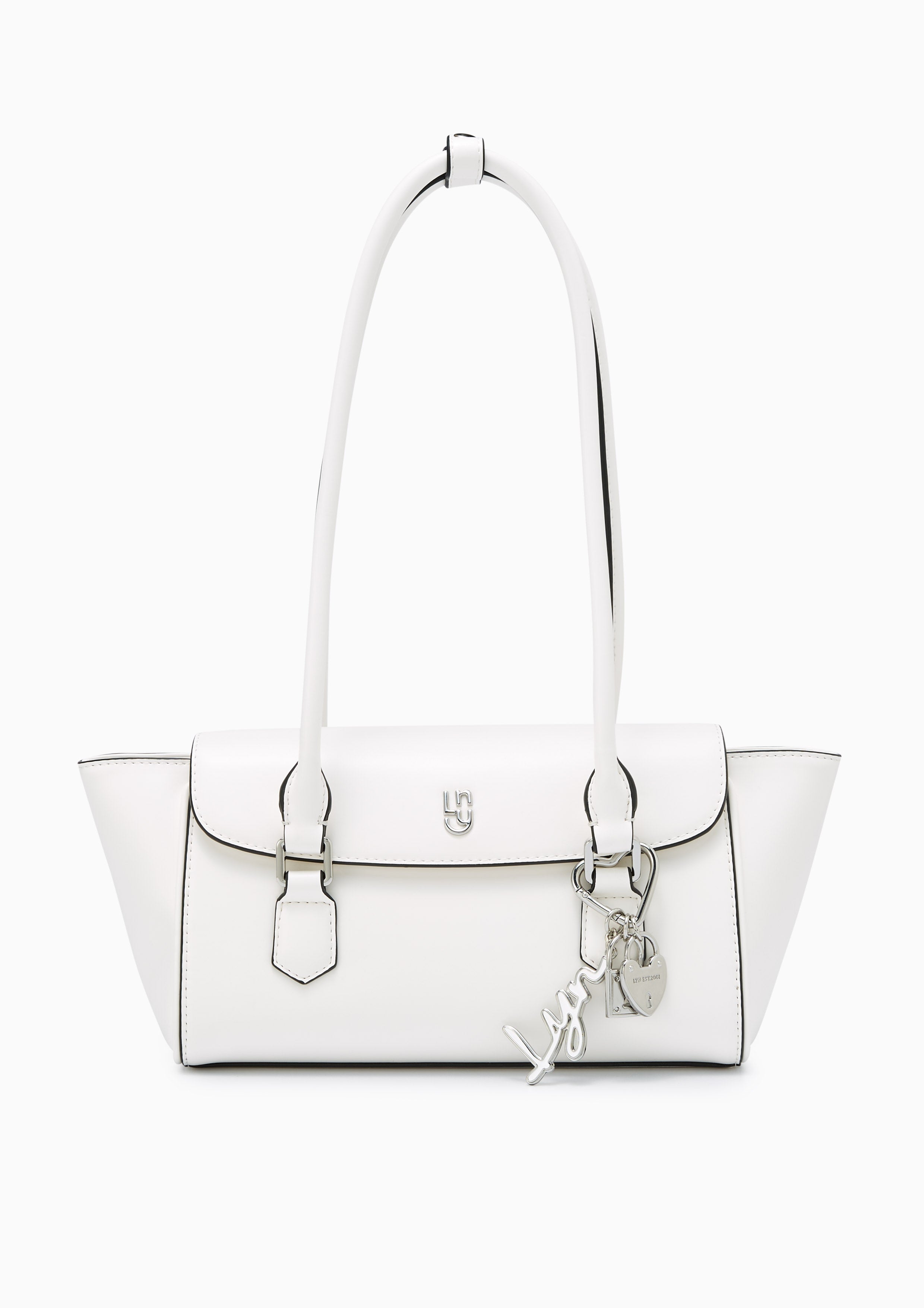 Reina Hobo Shoulder Bag - White