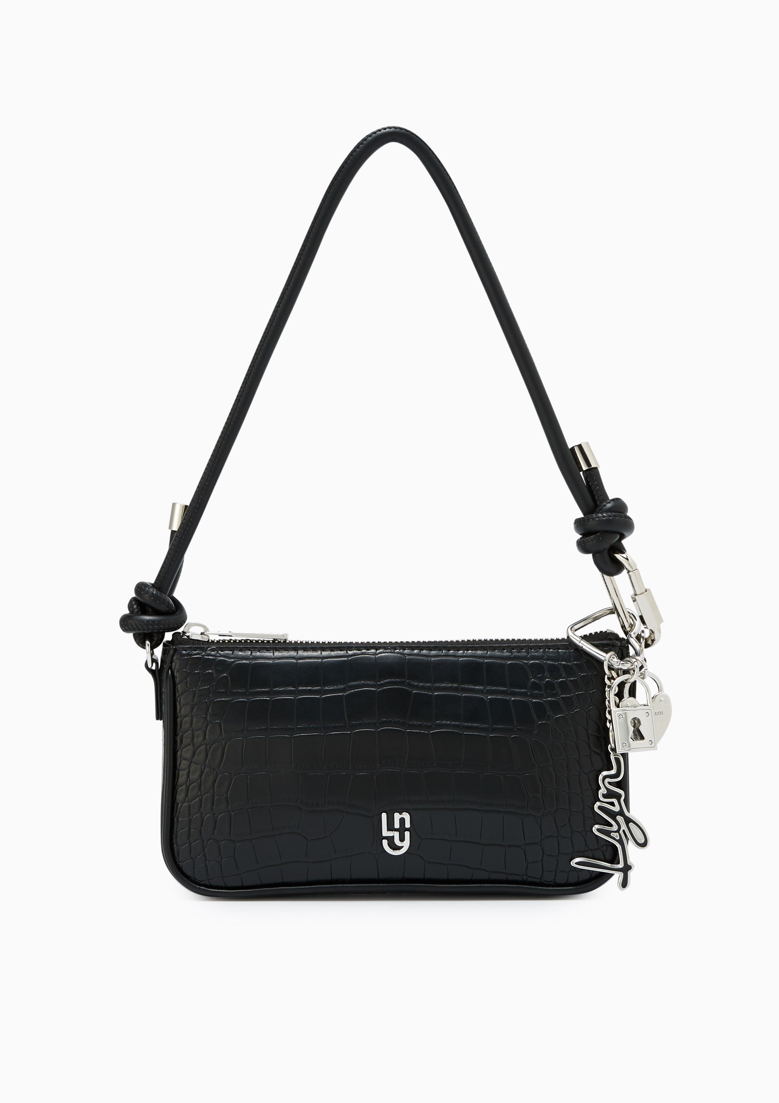 Reina  Shoulder Bag - Black