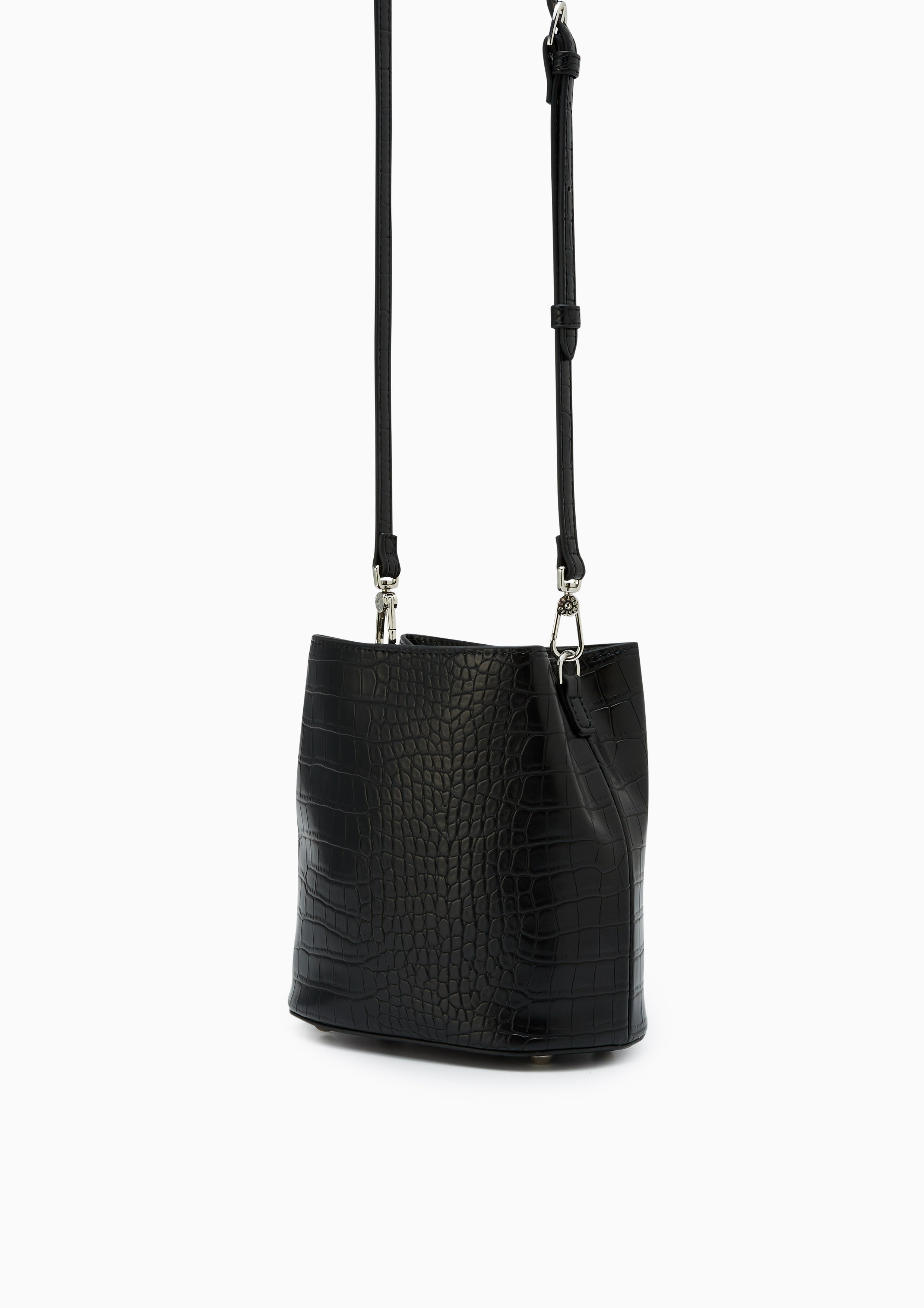 Reina  Bucket Bag - Black