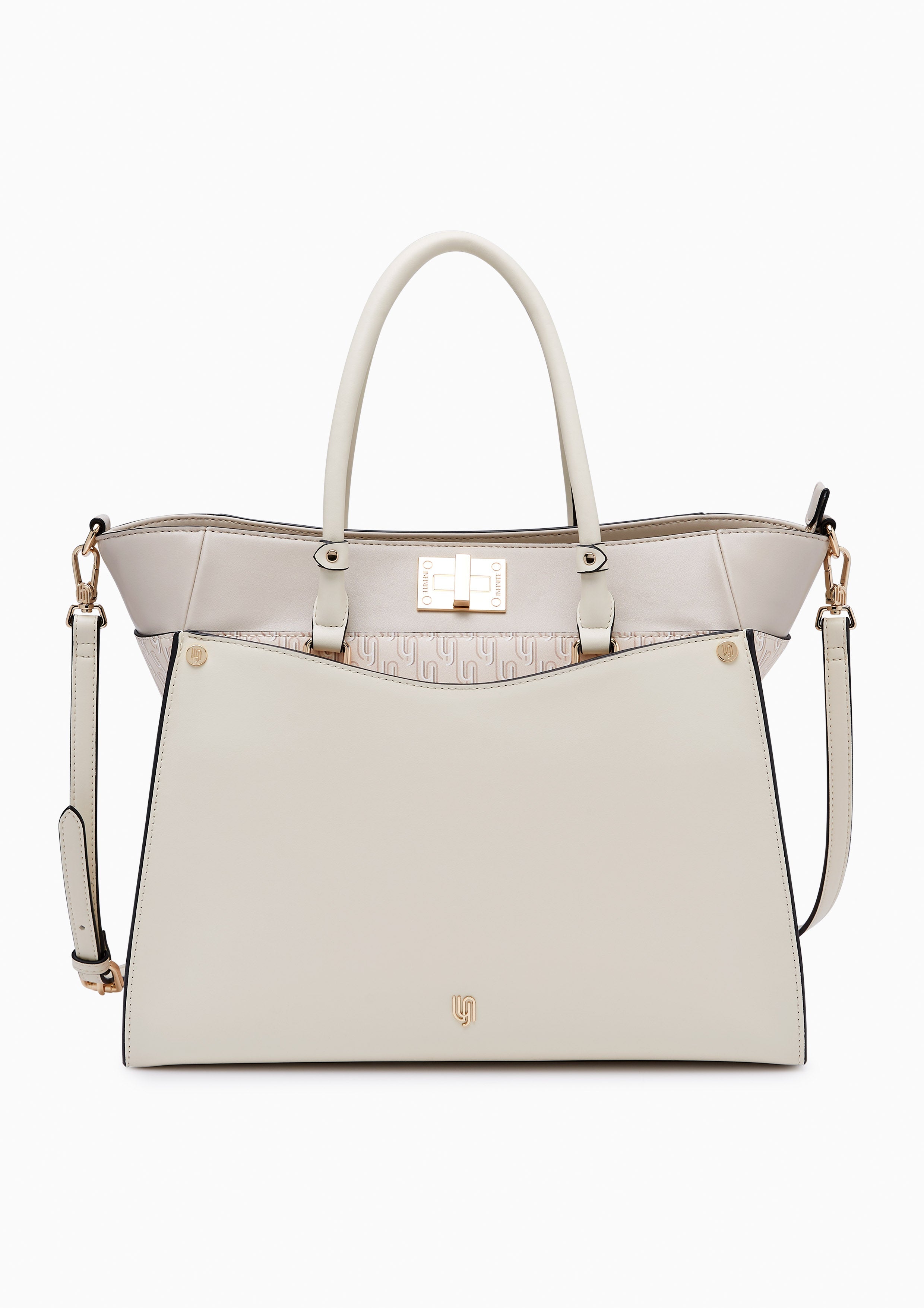 Sylvia Infinite M Tote Bag - Beige Variation 2