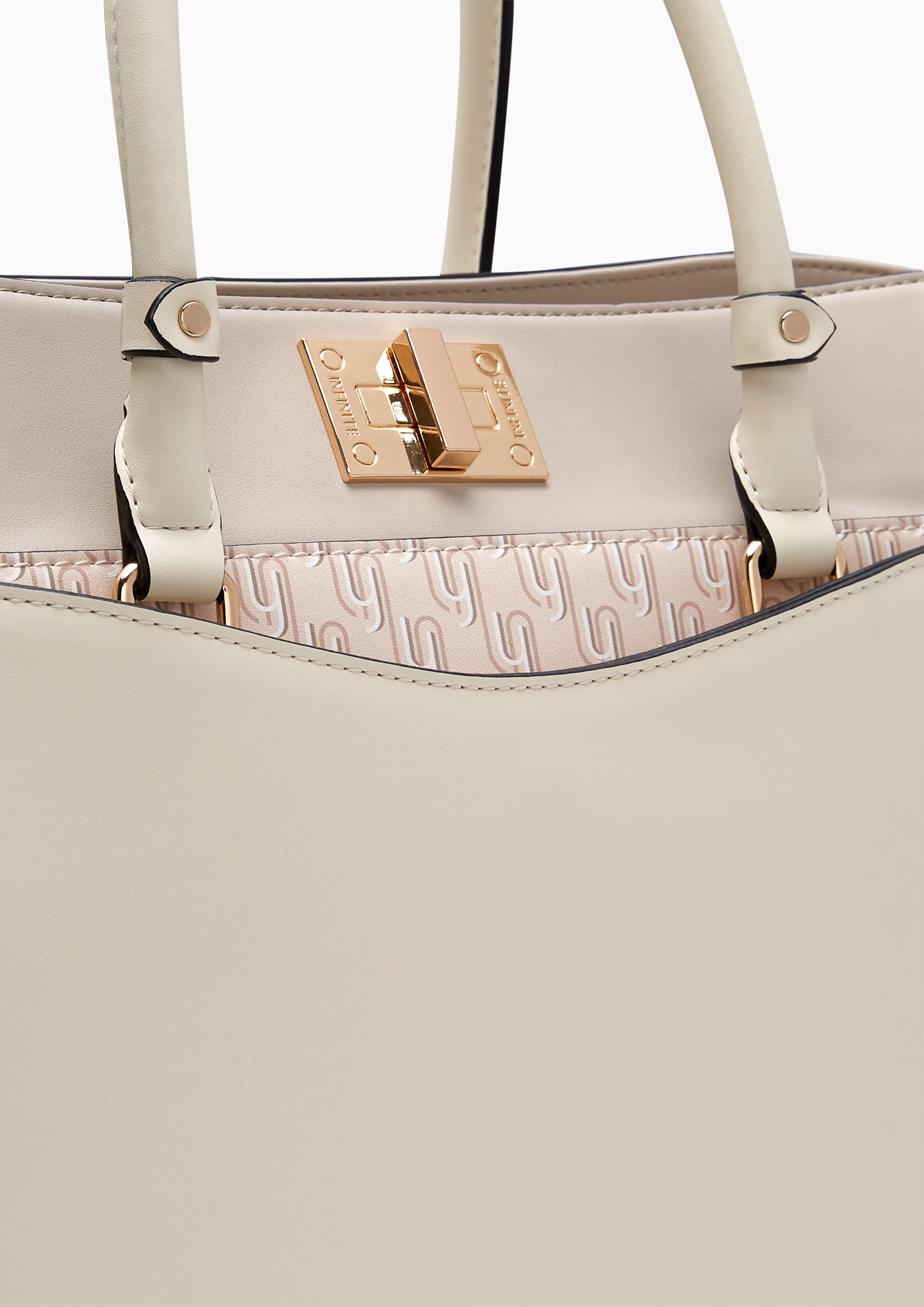 Sylvia Infinite M Tote Bag - Beige Variation 2