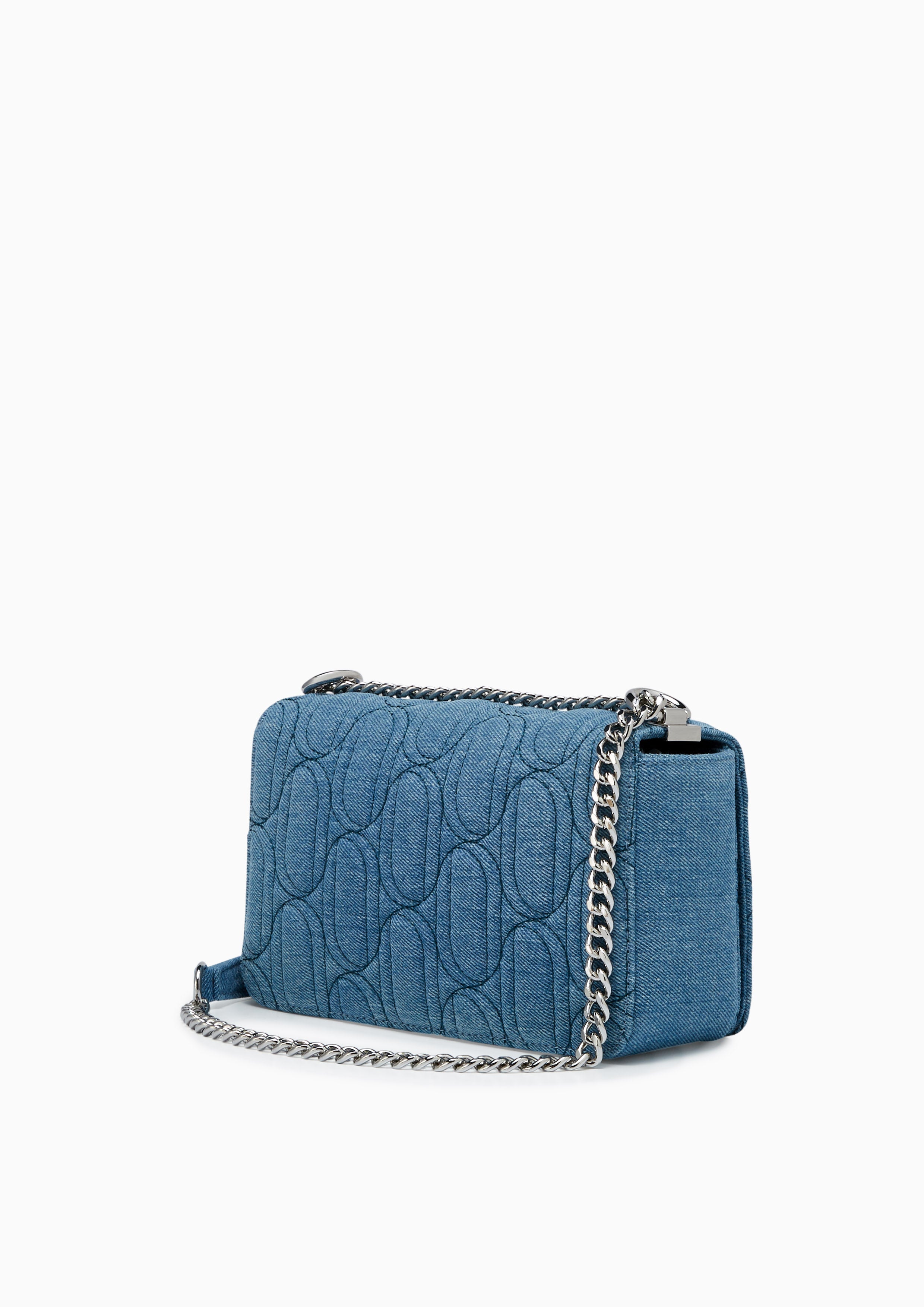 Moon Infinite Denim M Crossbody Bag - Blue Variation 2