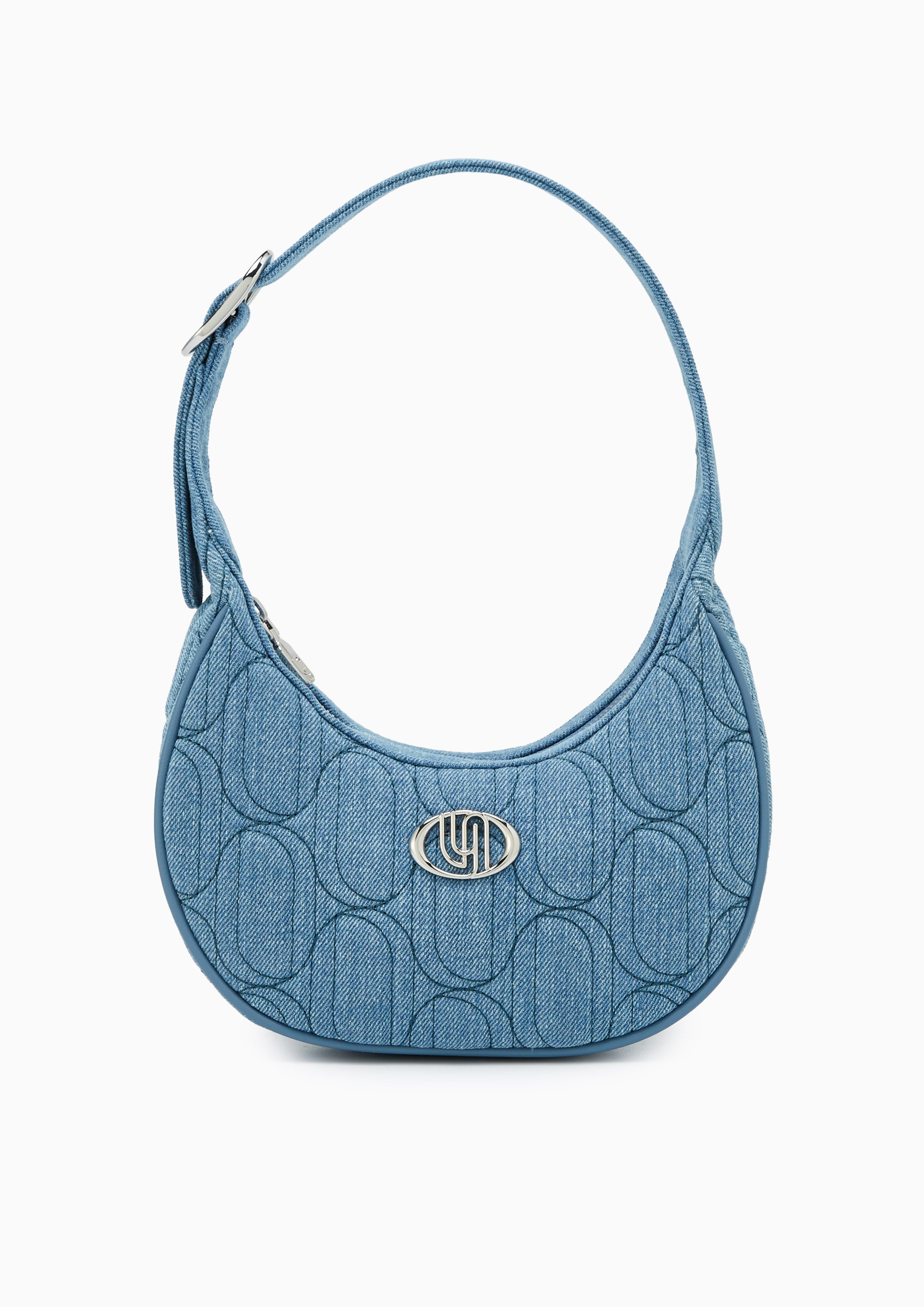 Moon Infinite Denim  Shoulder Bag - Blue Variation 2