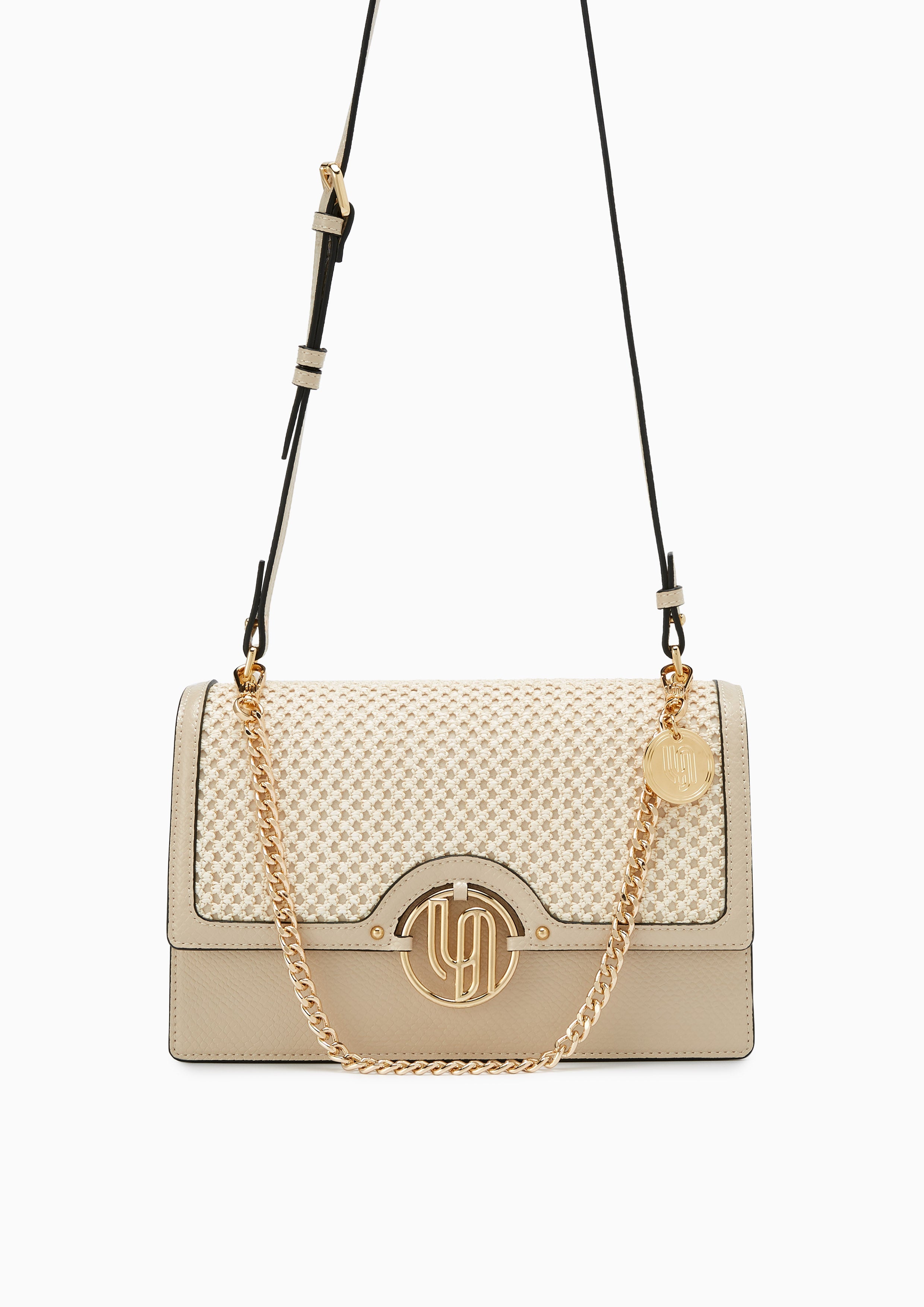 Makayla Infinite M Crossody Bag - Beige