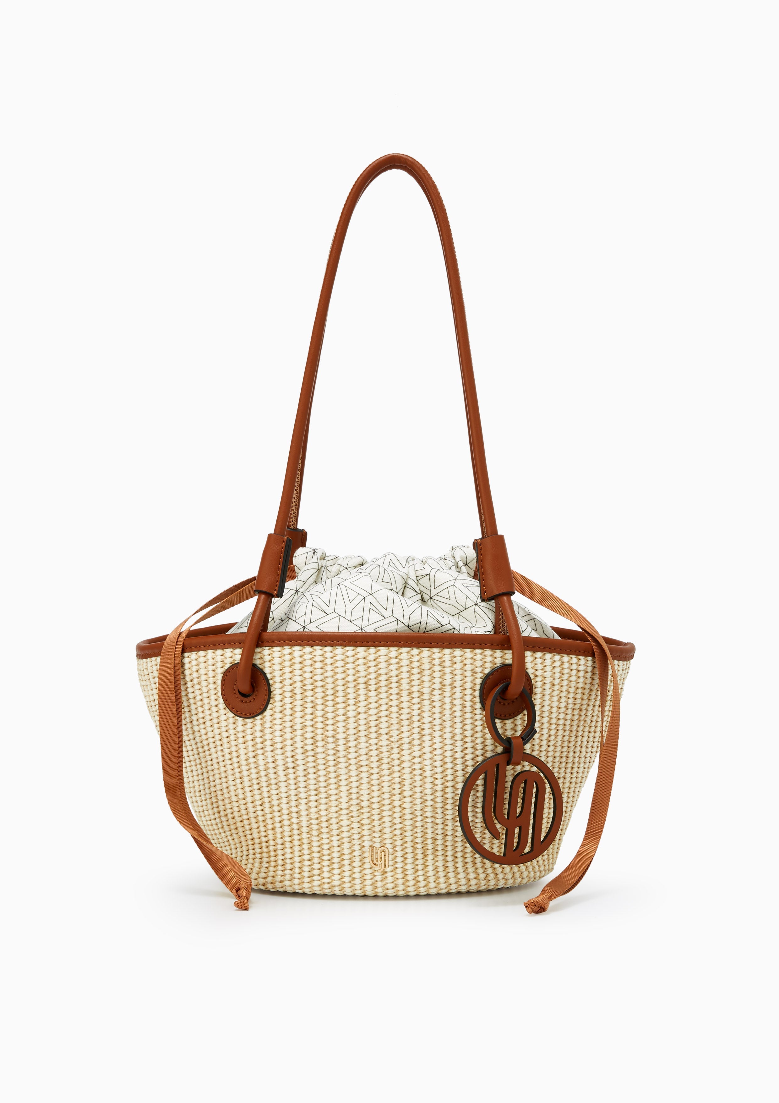 Makayla Infinite Basket S Tote Bag - Tan