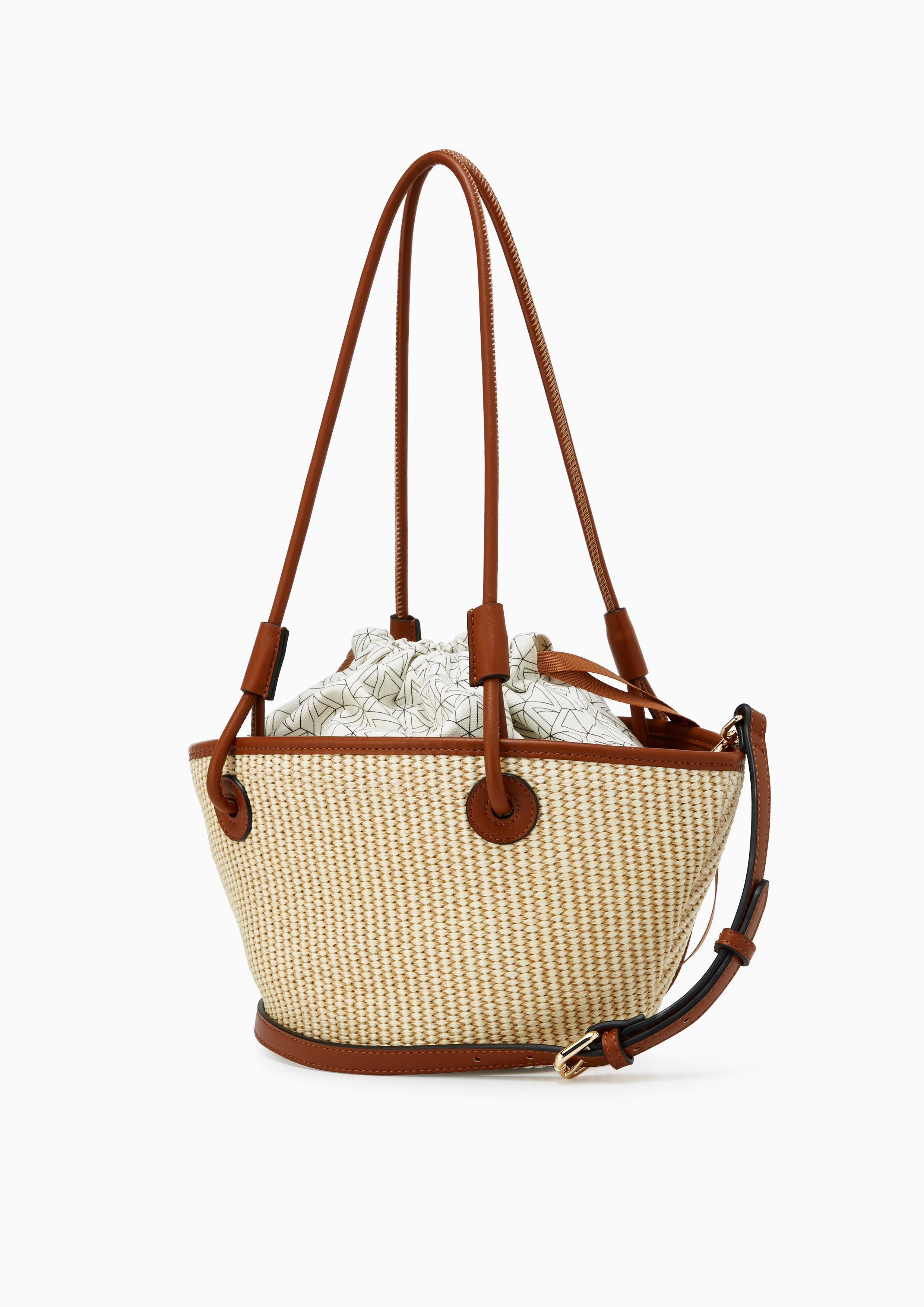 Makayla Infinite Basket S Tote Bag - Tan