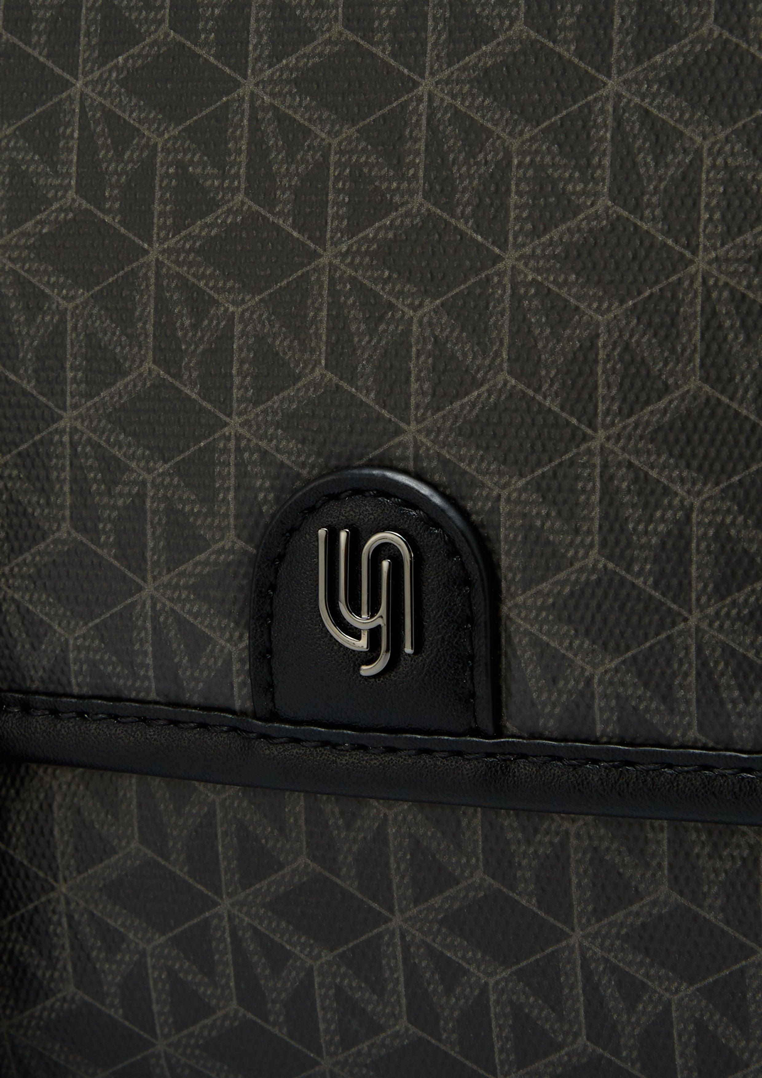 Enes Infinite Masenger Crossbody Bag - Printed Black
