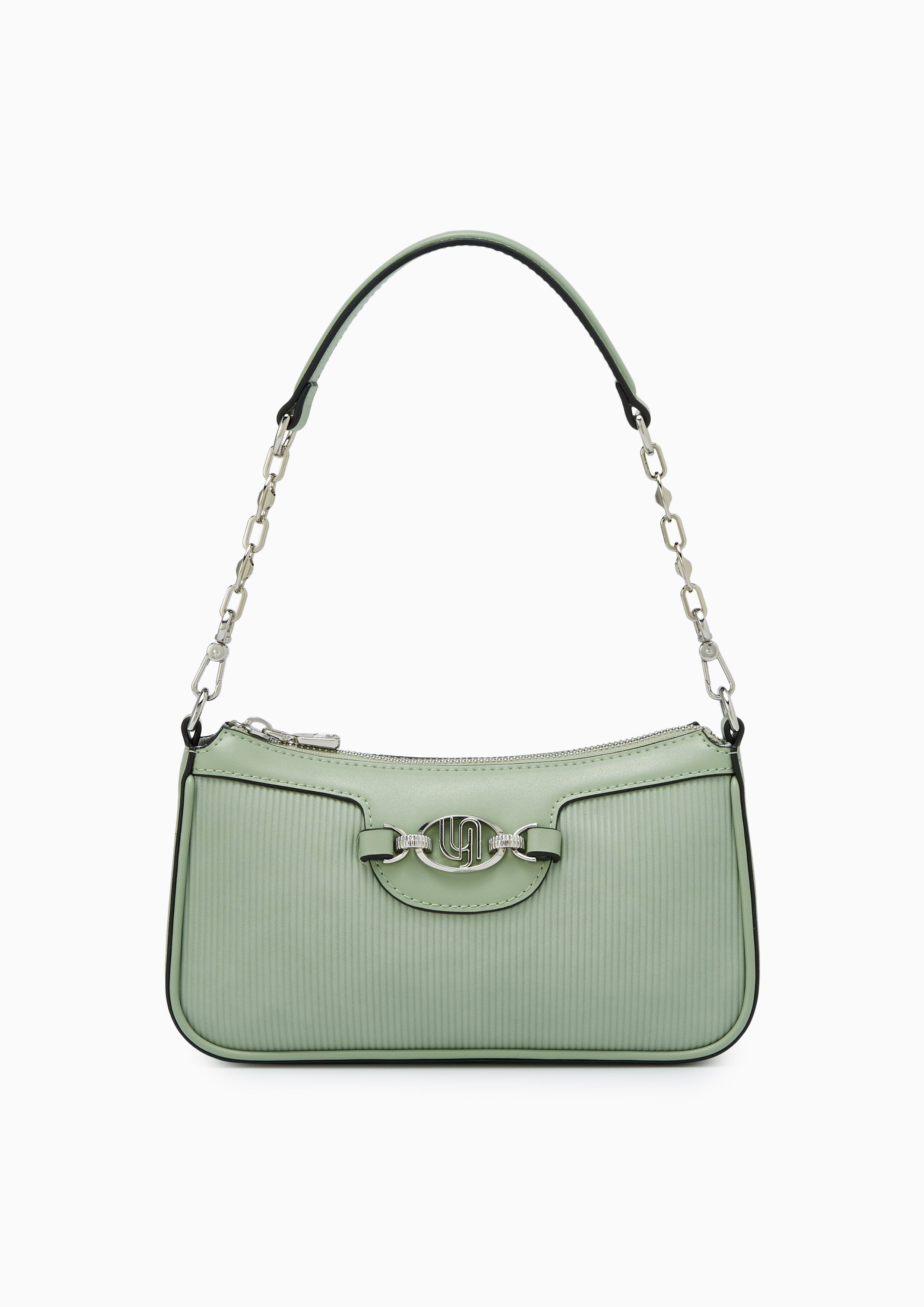 Ameta Infinite Pleated Shoulder Bag - Green