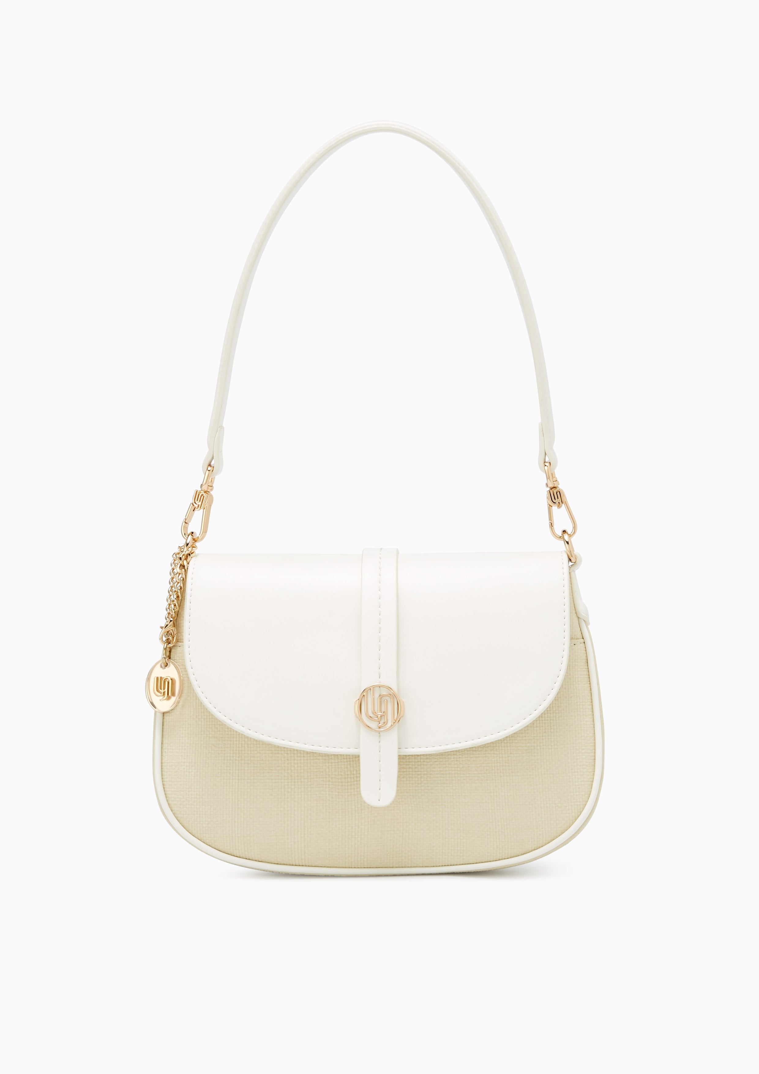 Narla Infinite Flap Shoulder Bag - Ivory