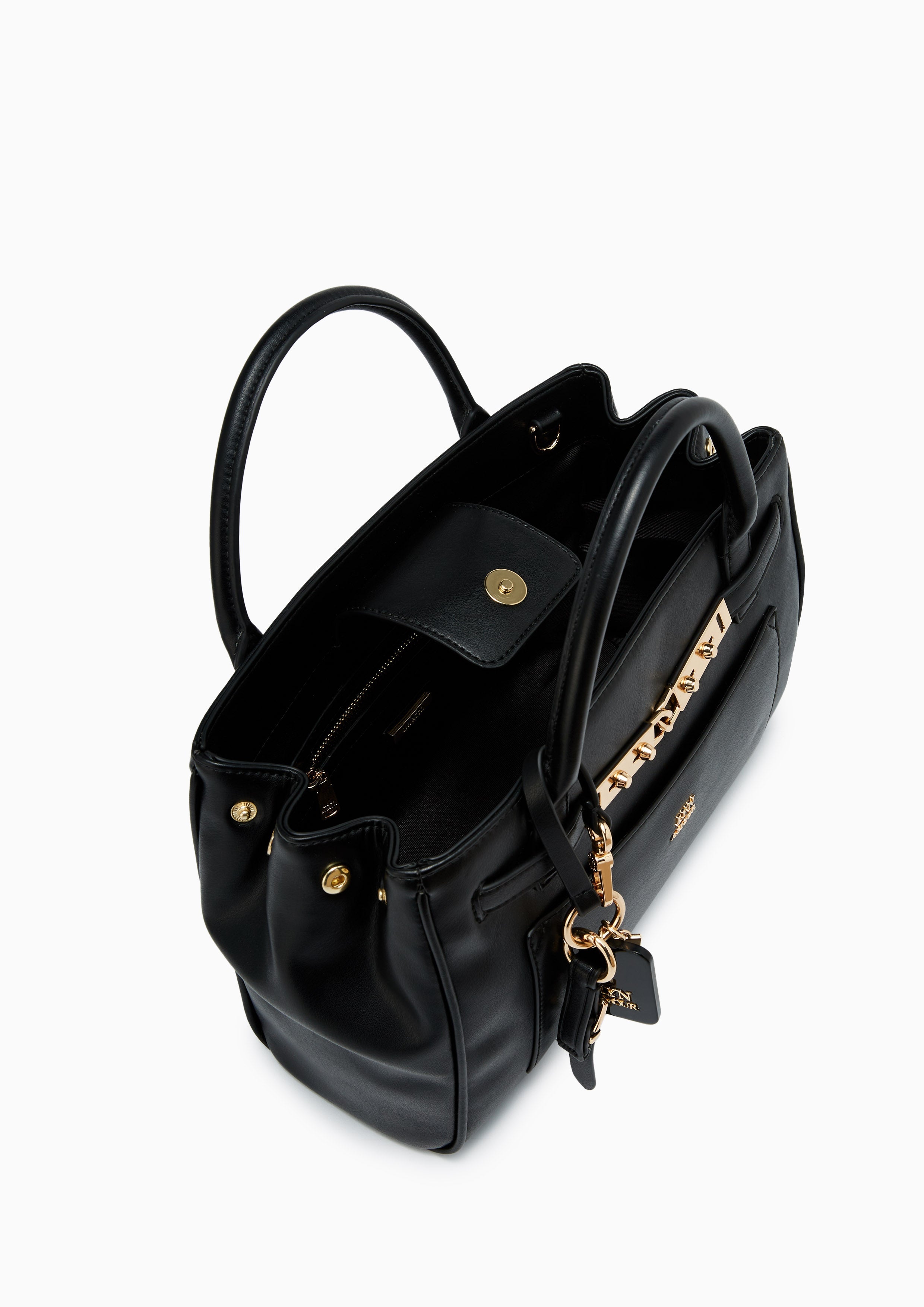 Athens Top Handle L Handbag - Black