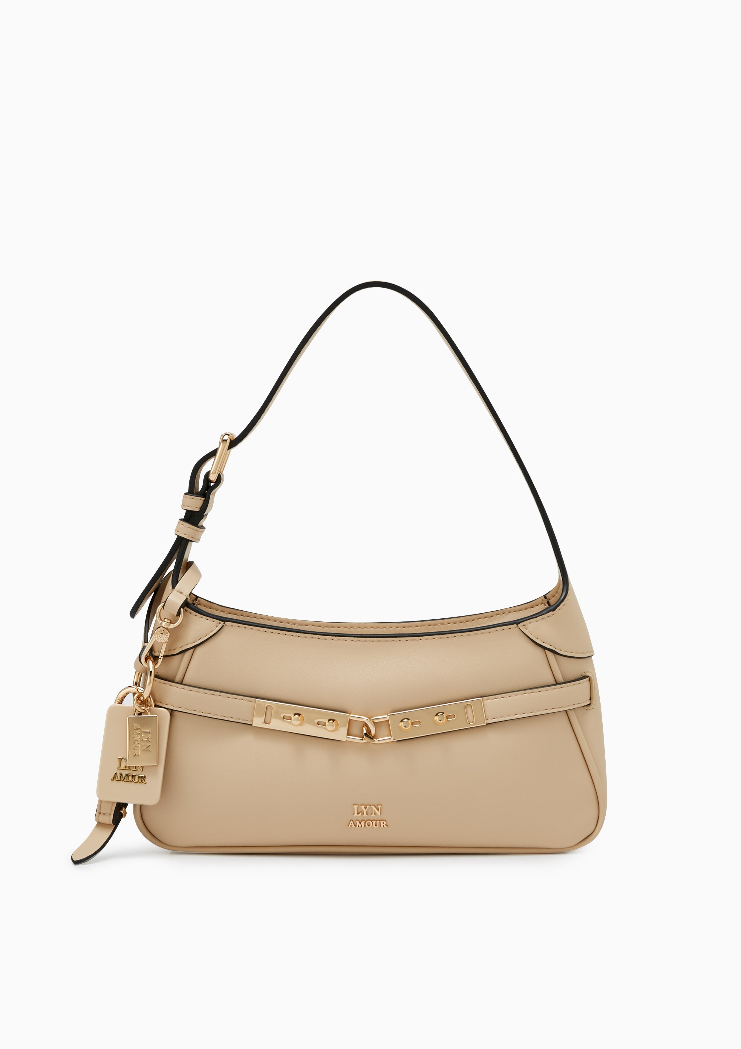 Athens S Shoulder Bag - Beige