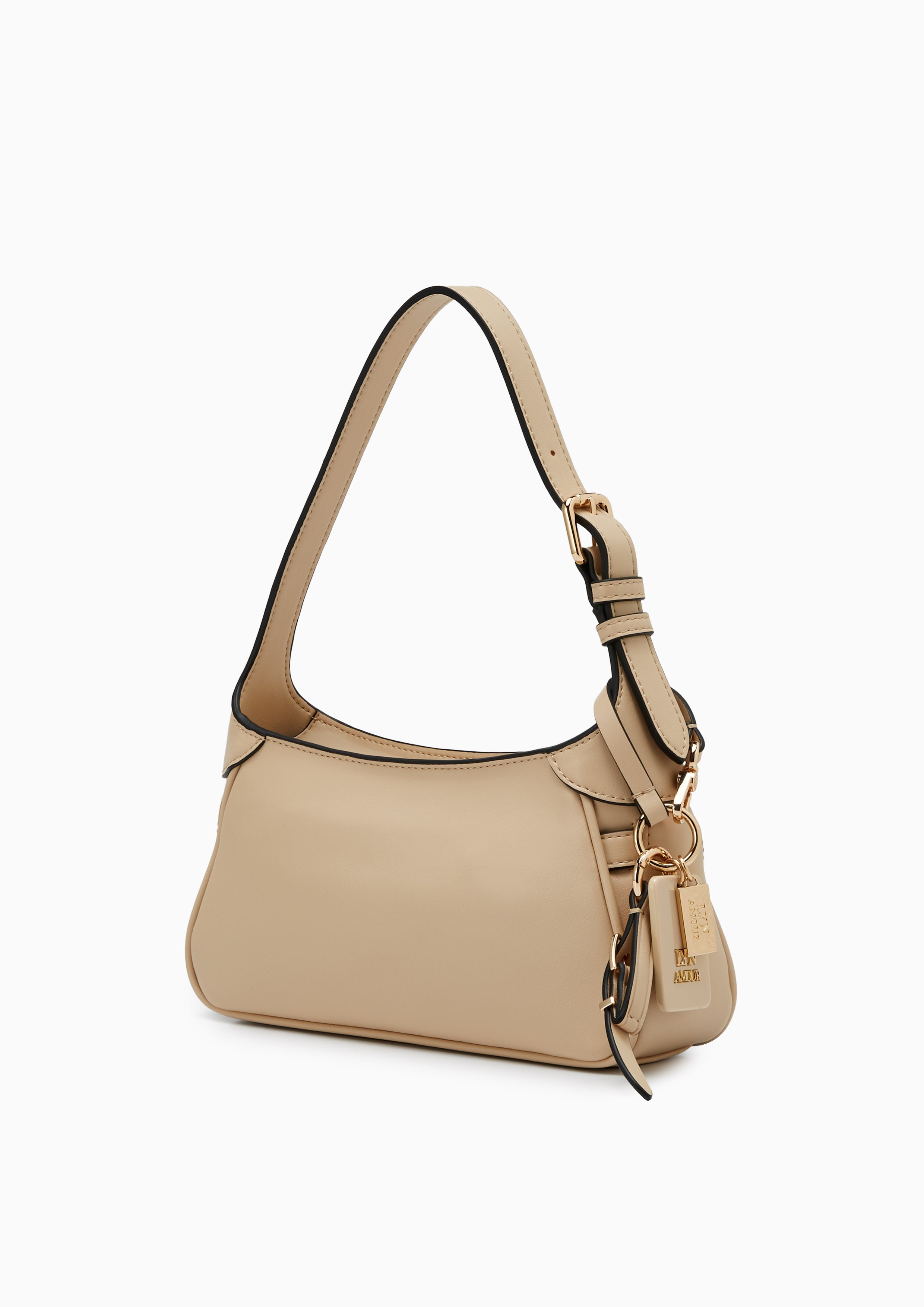 Athens S Shoulder Bag - Beige