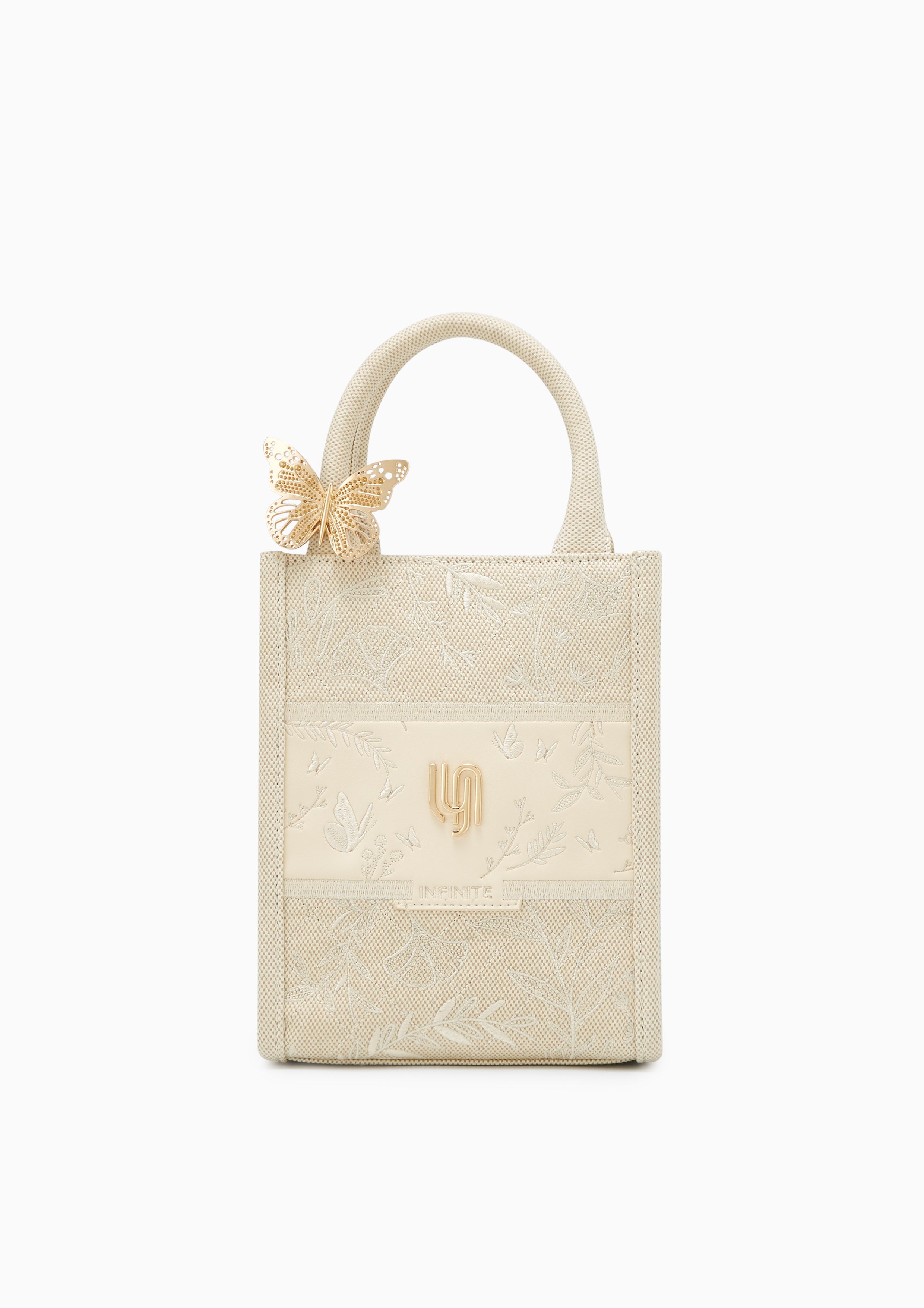 Gretta Infinite Mini Tote Bag - Light Beige