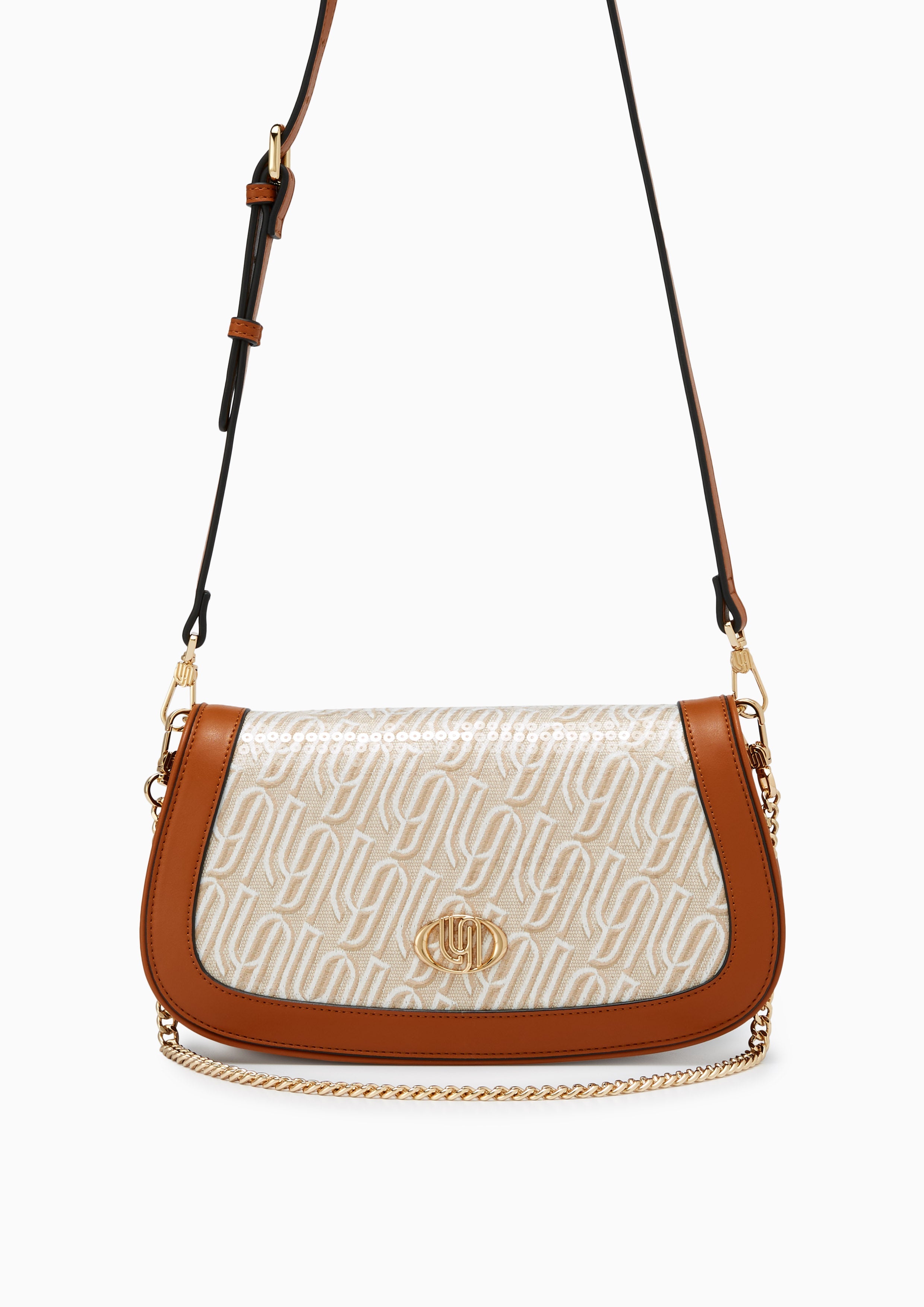 Joycelyn Infinite Mini Shoulder Bag - Light Printed Beige