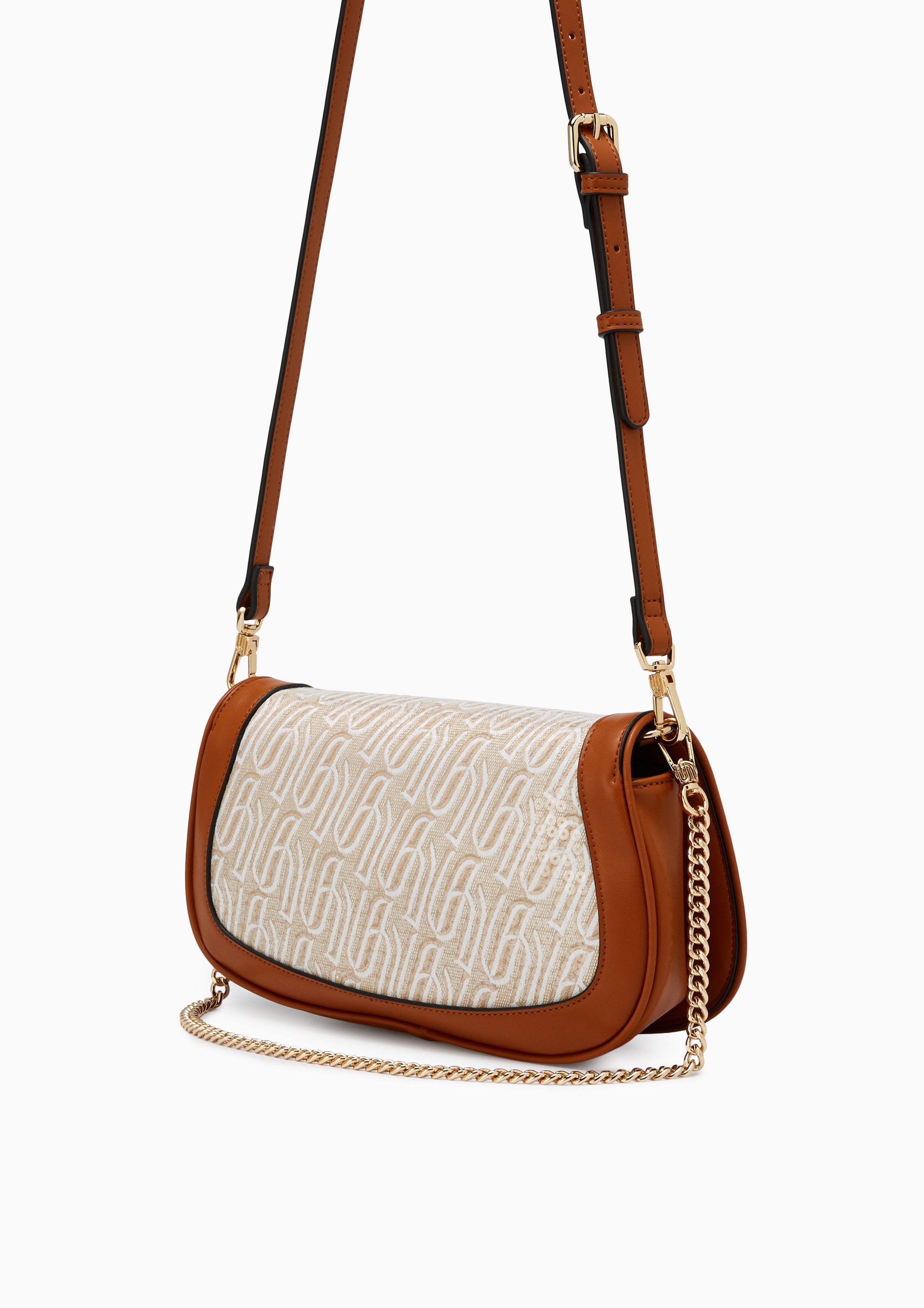 Joycelyn Infinite Mini Shoulder Bag - Light Printed Beige