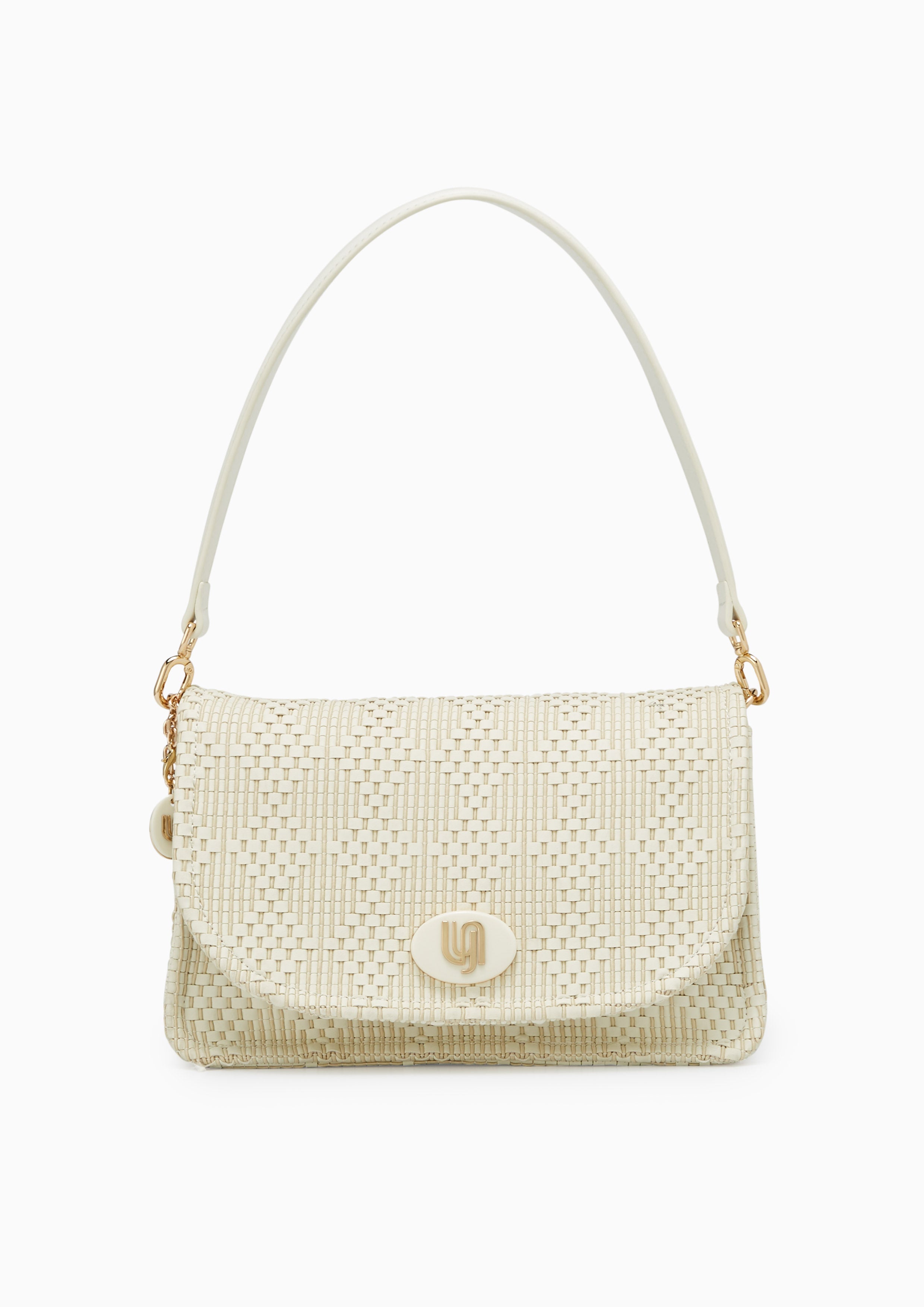 Bruna Infinite M Shoulder Bag - Ivory