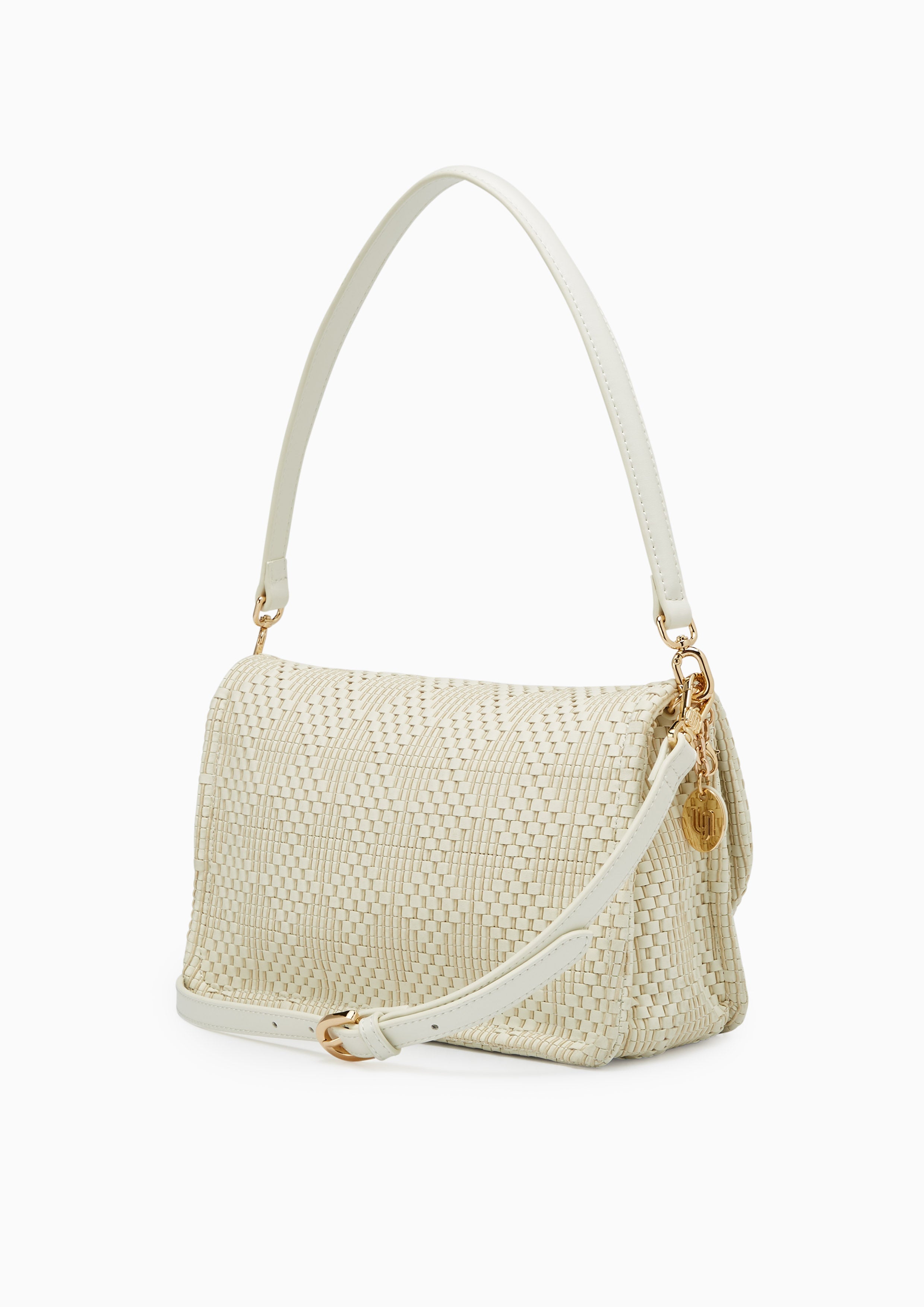 Bruna Infinite M Shoulder Bag - Ivory