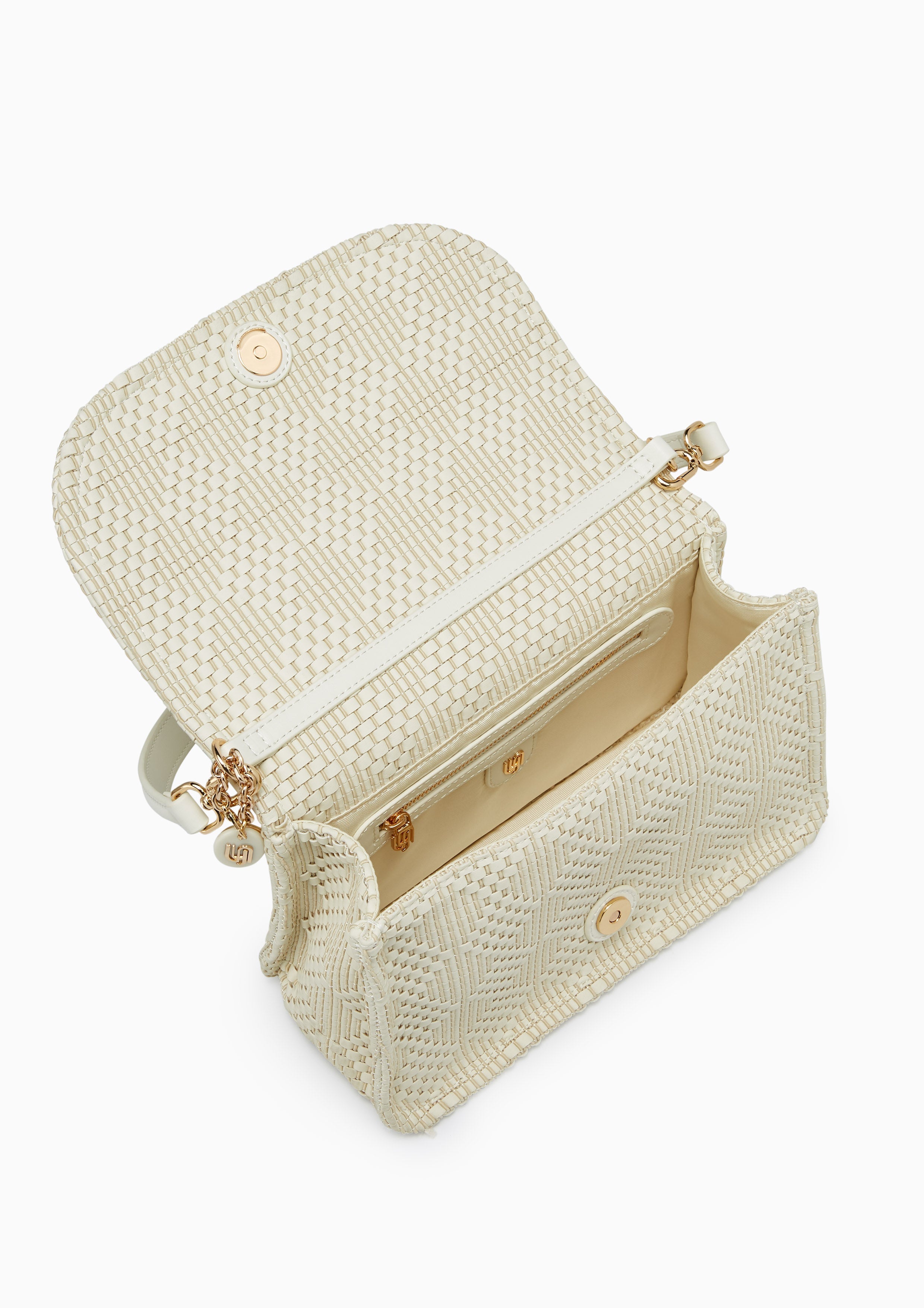 Bruna Infinite M Shoulder Bag - Ivory