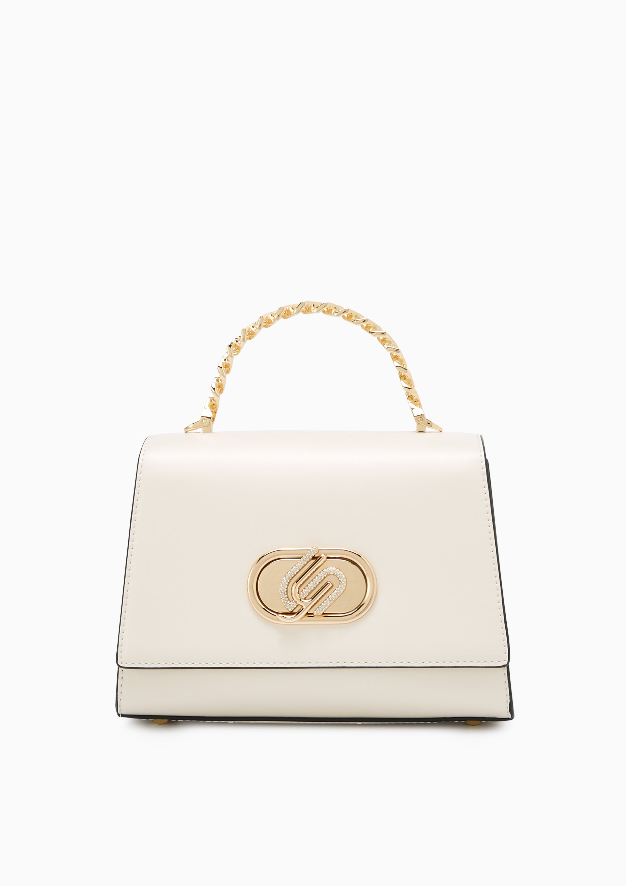 Nyxia Infinite Top Handle Handbag - Ivory