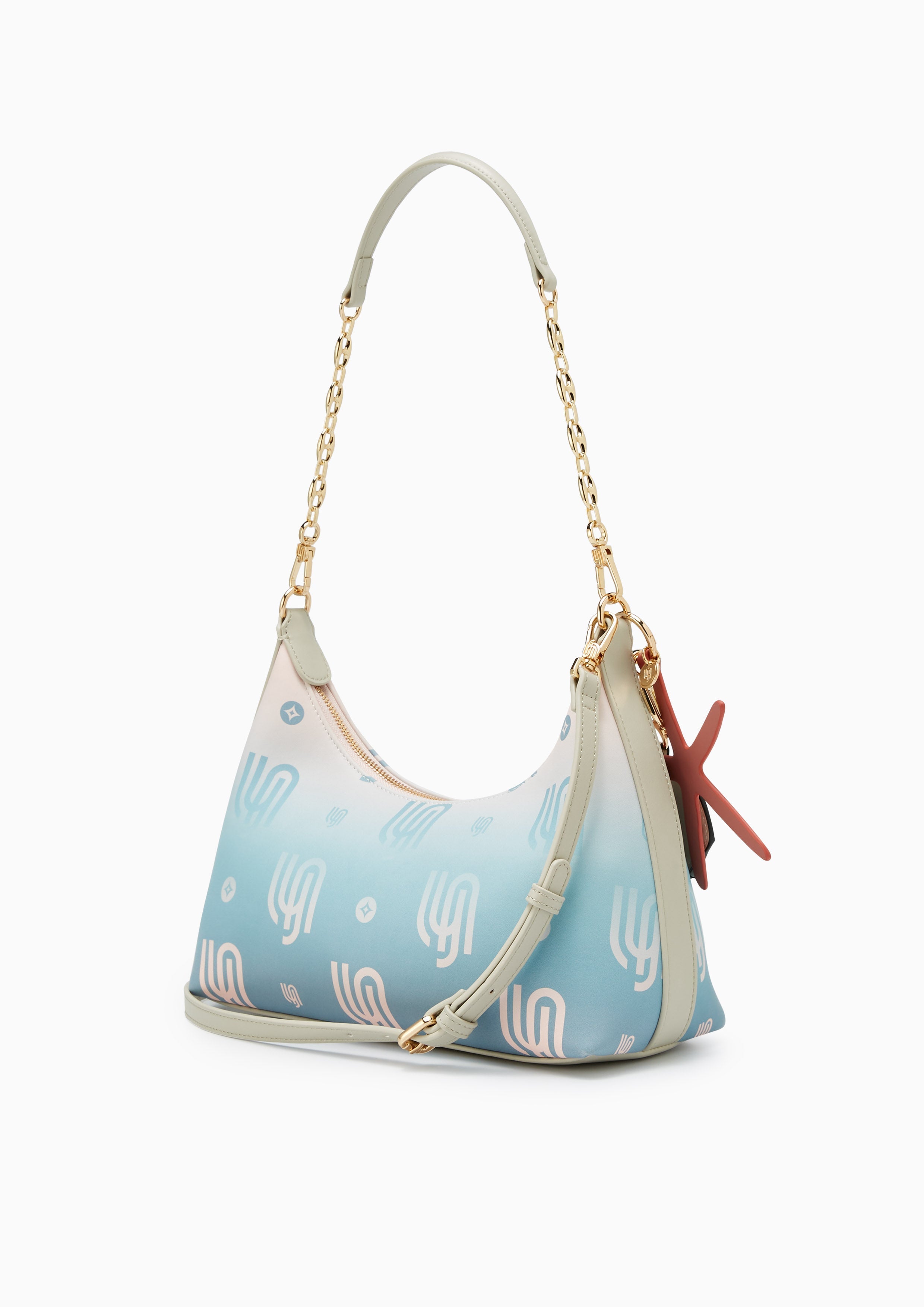 Coral Infinite Shoulder Bag - Blue