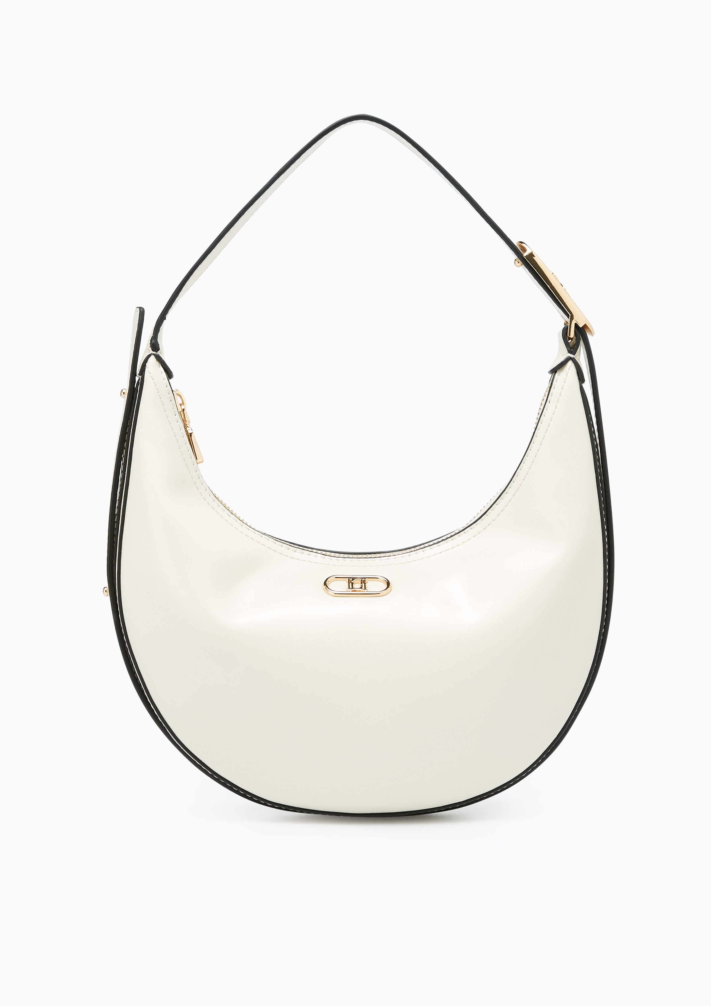 Riva Canvas  M Shoulder Bag - Ivory