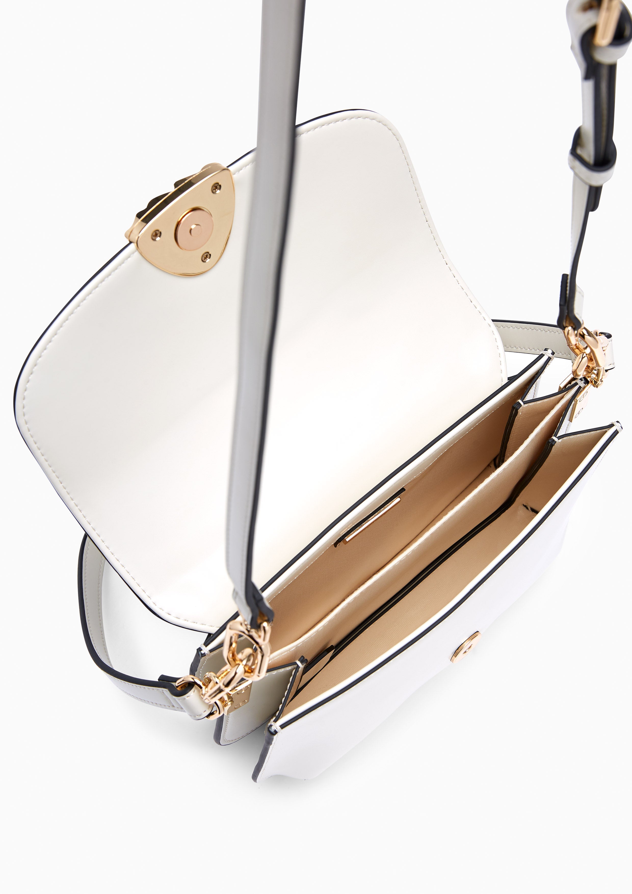 Alta Der S Shoulder Bag - Off-White