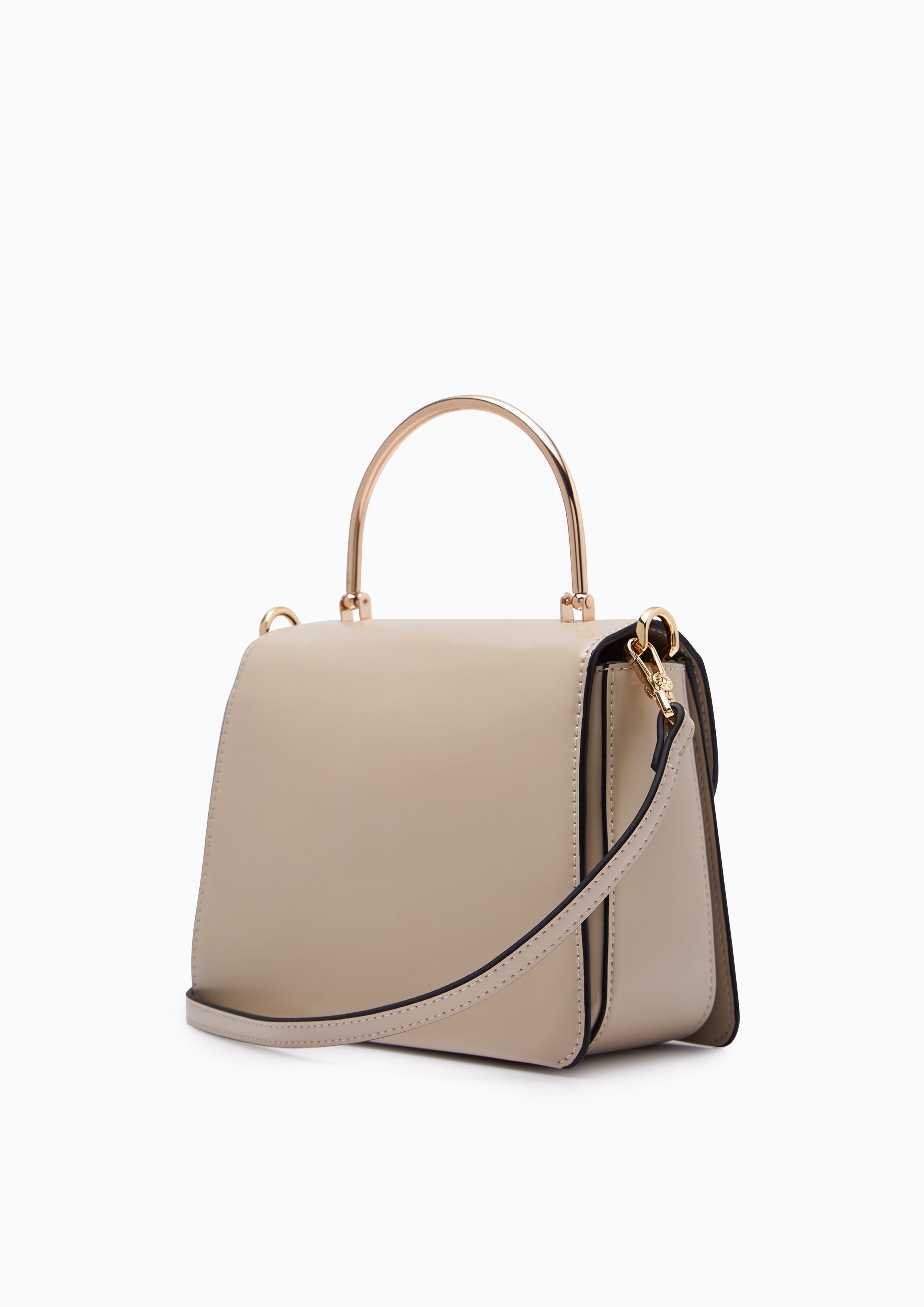 Alta Top Handle S Handbag - Taupe