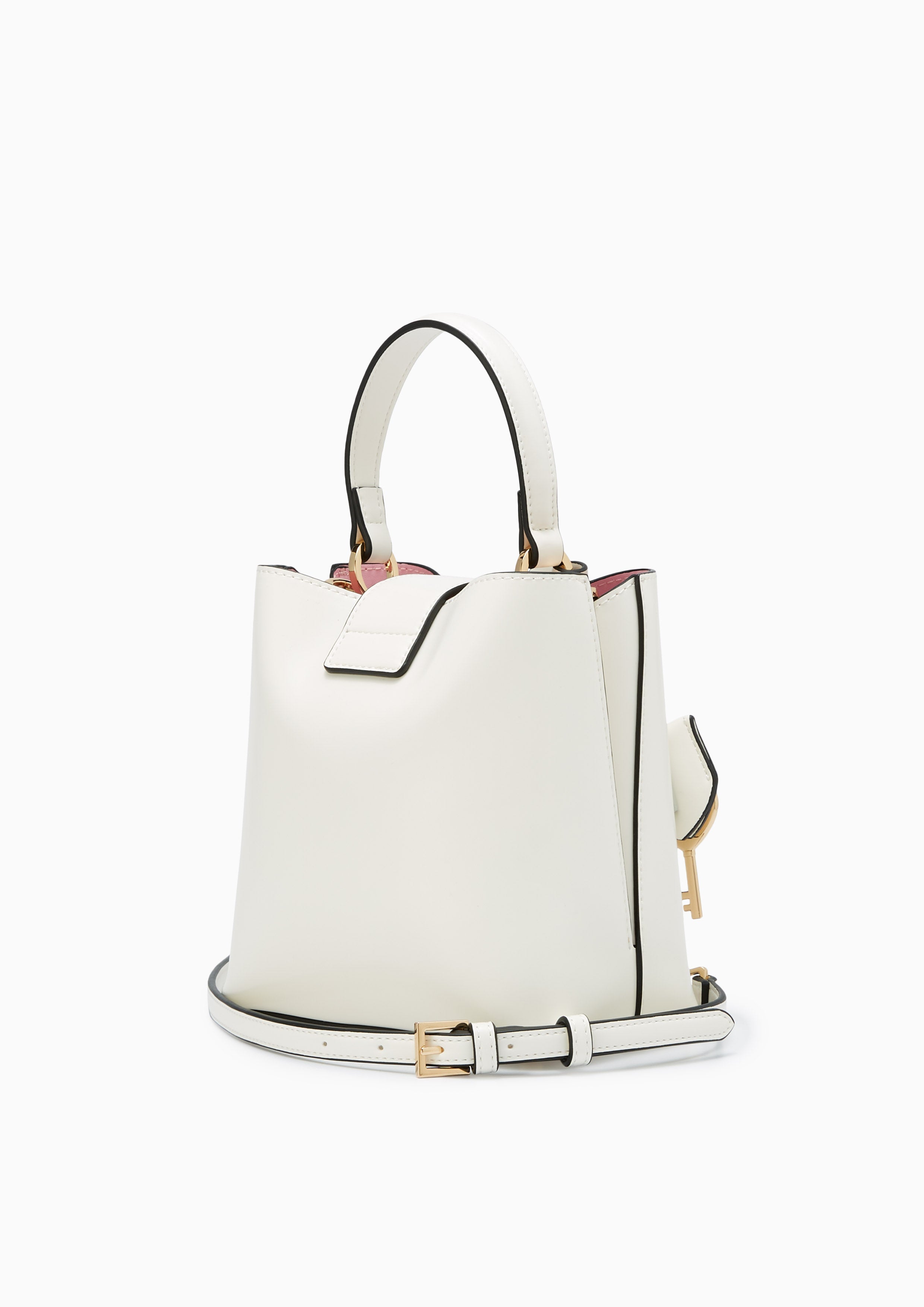 Re-Edit Lovely  S Bucket Bag - White