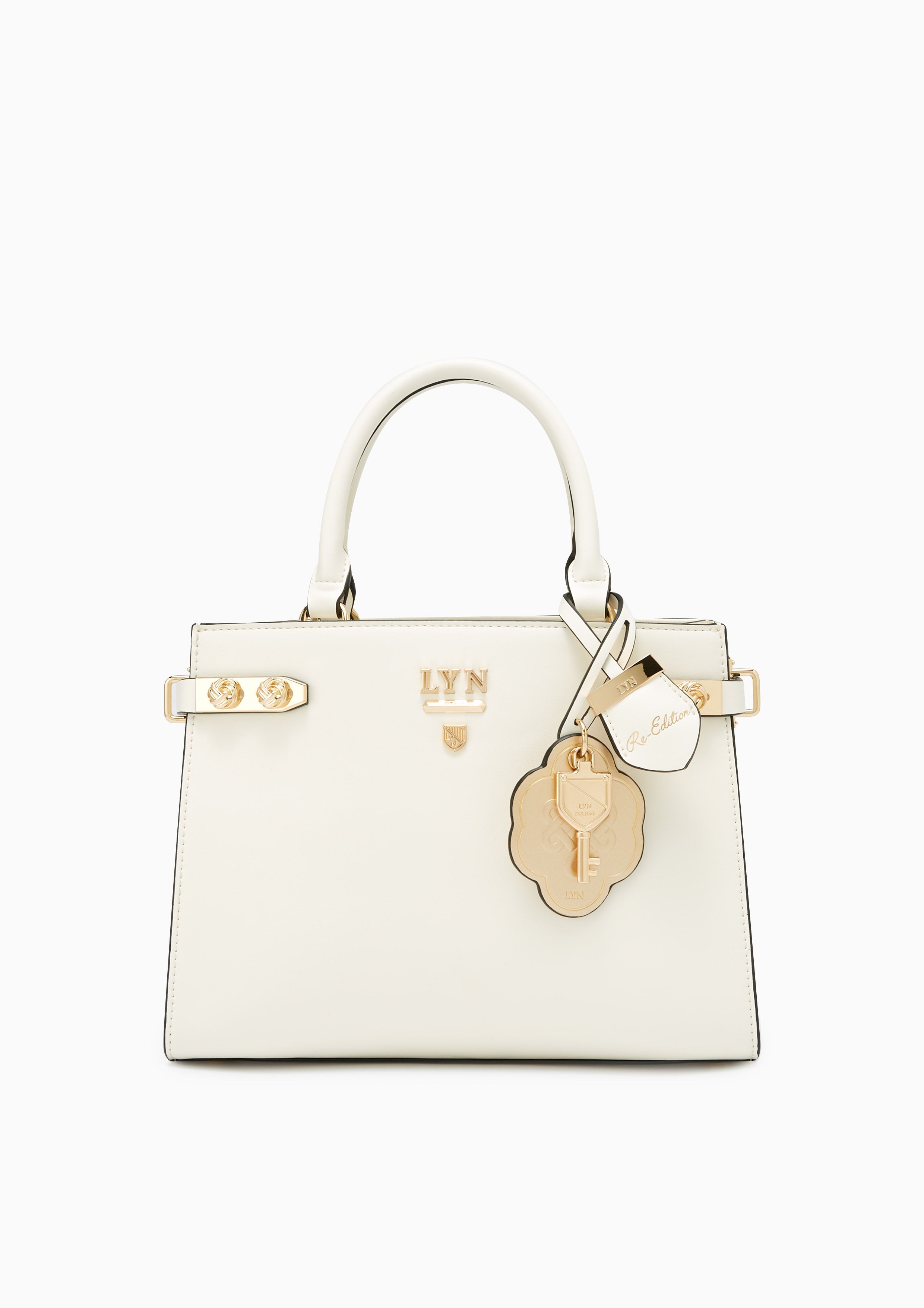 Re-Edit Lucky L Tote Bag - Ivory