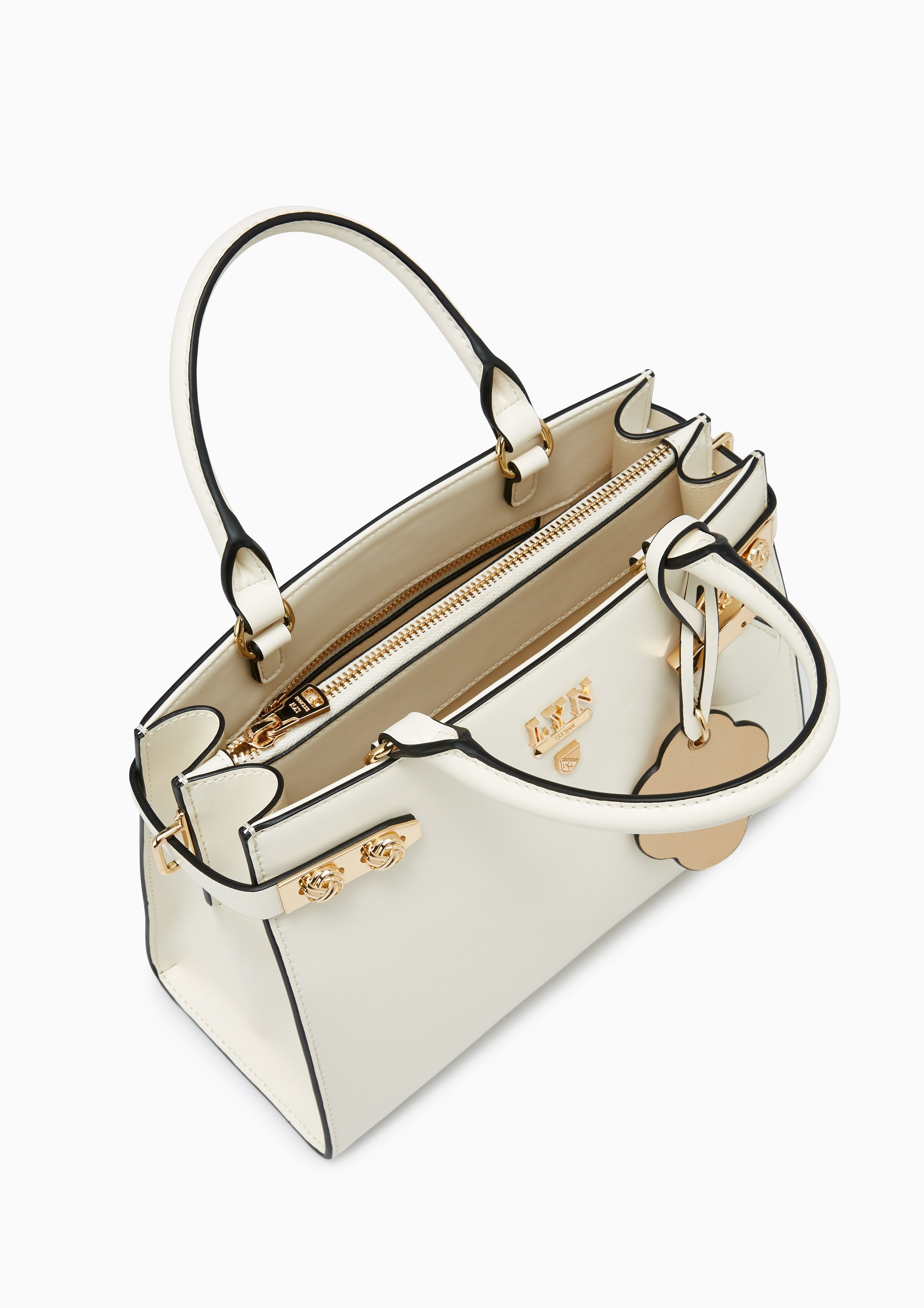 Re-Edit Lucky L Tote Bag - Ivory