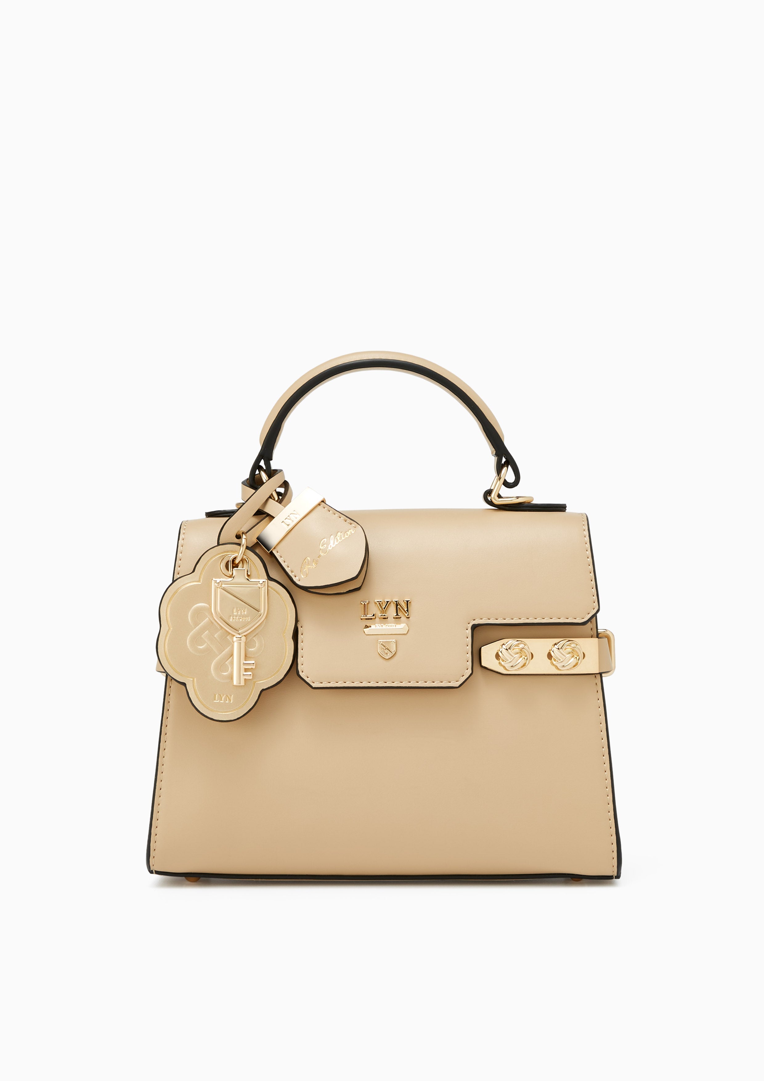 Re-Edit Lucky Top S Handbag - Beige