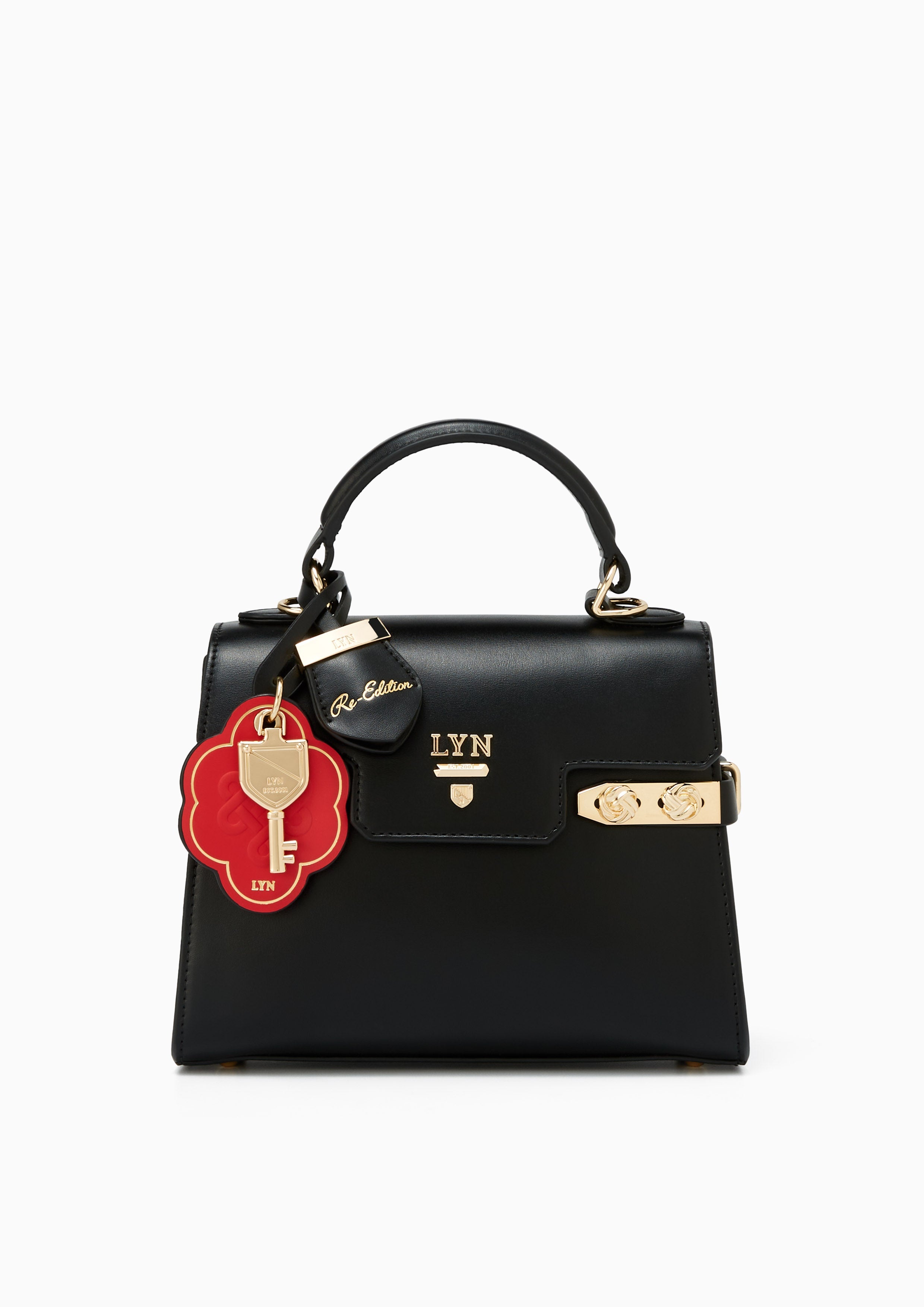 Re-Edit Lucky Top S Handbag - Black