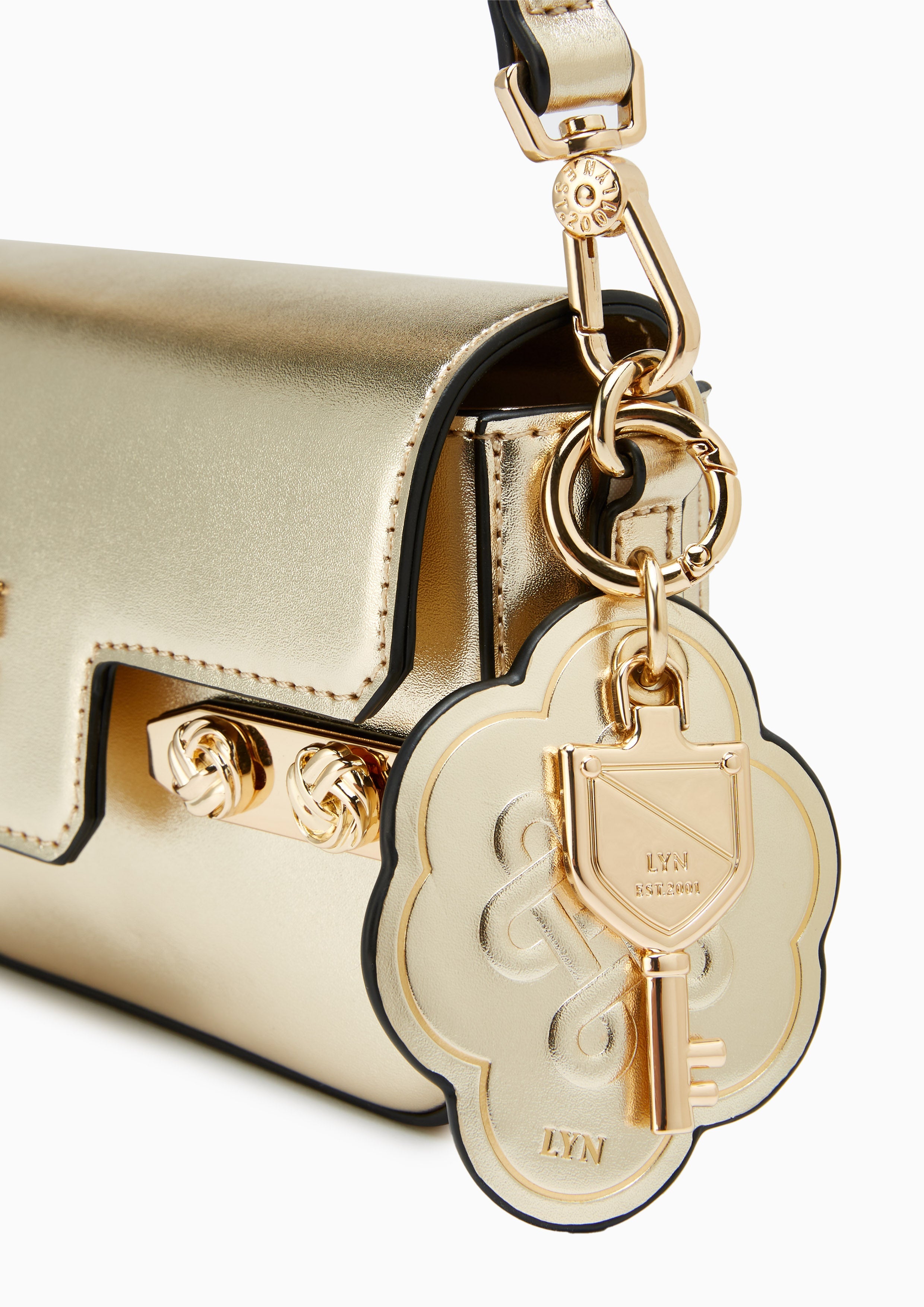 Re-Edit Lucky Iii Mini Shoulder Bag - Gold