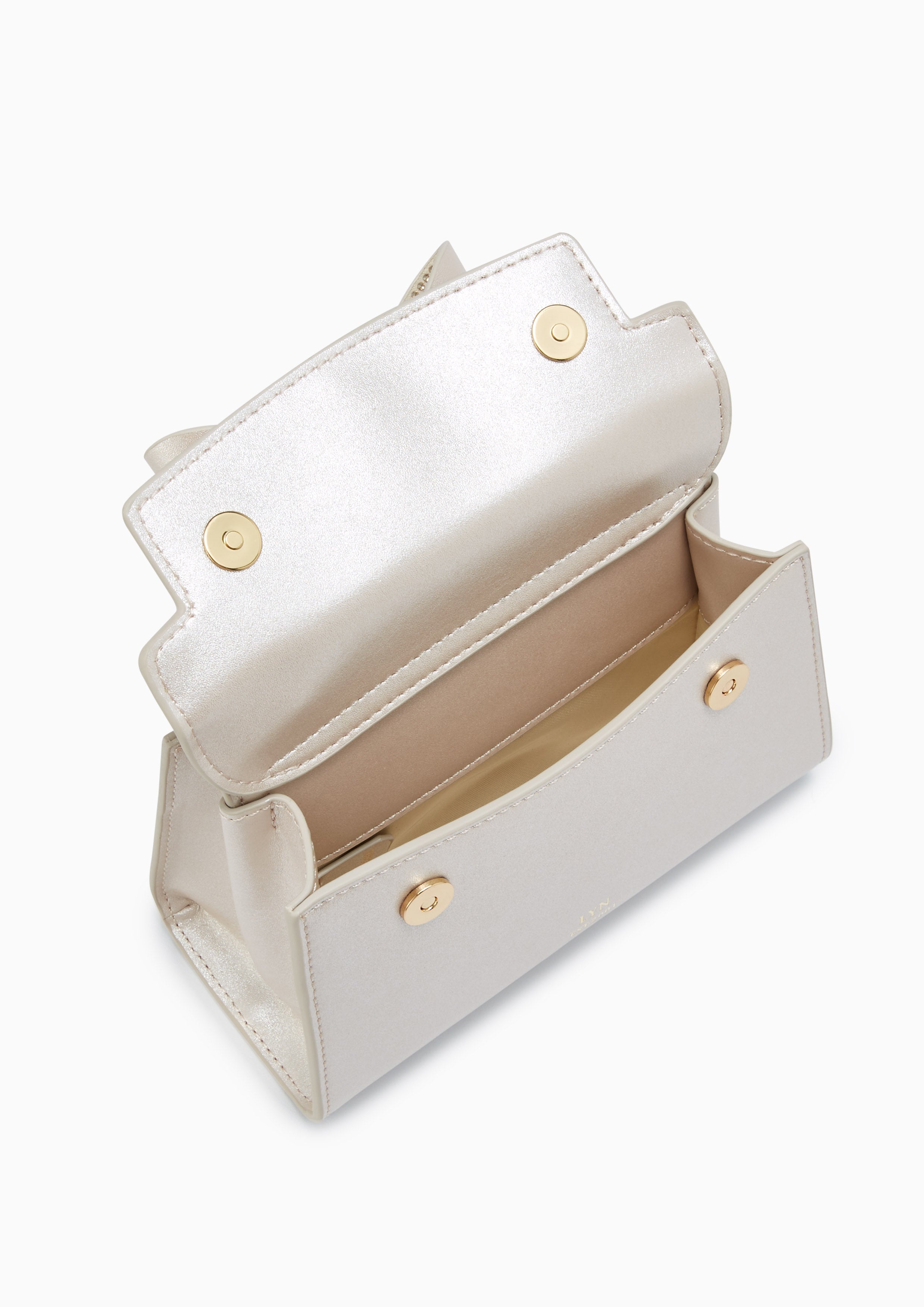 Re-Edit Crissy Top Mini Handbag - Light Beige