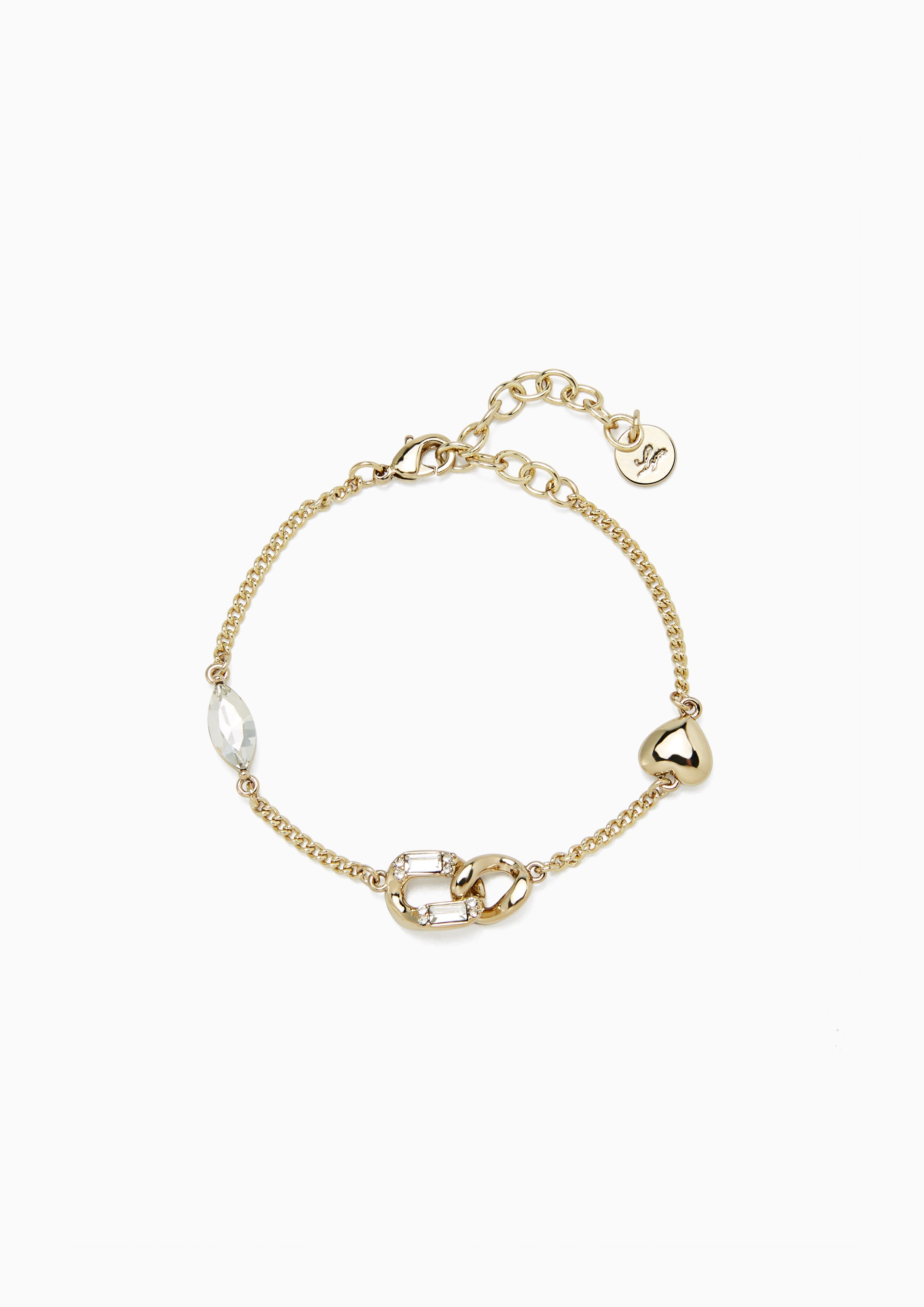 Heart Bracelet   - Gold