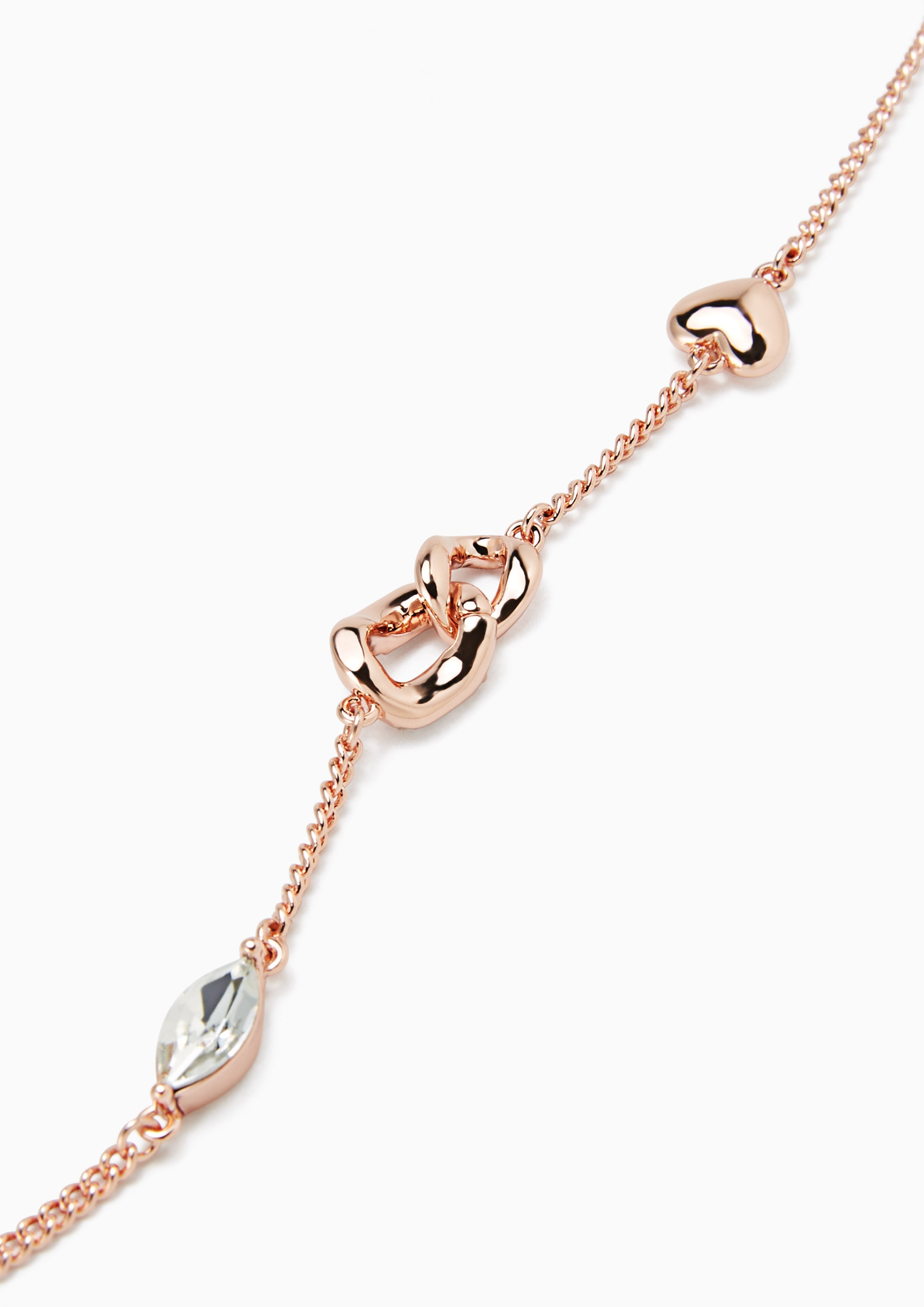 Heart Bracelet   - Rose Gold