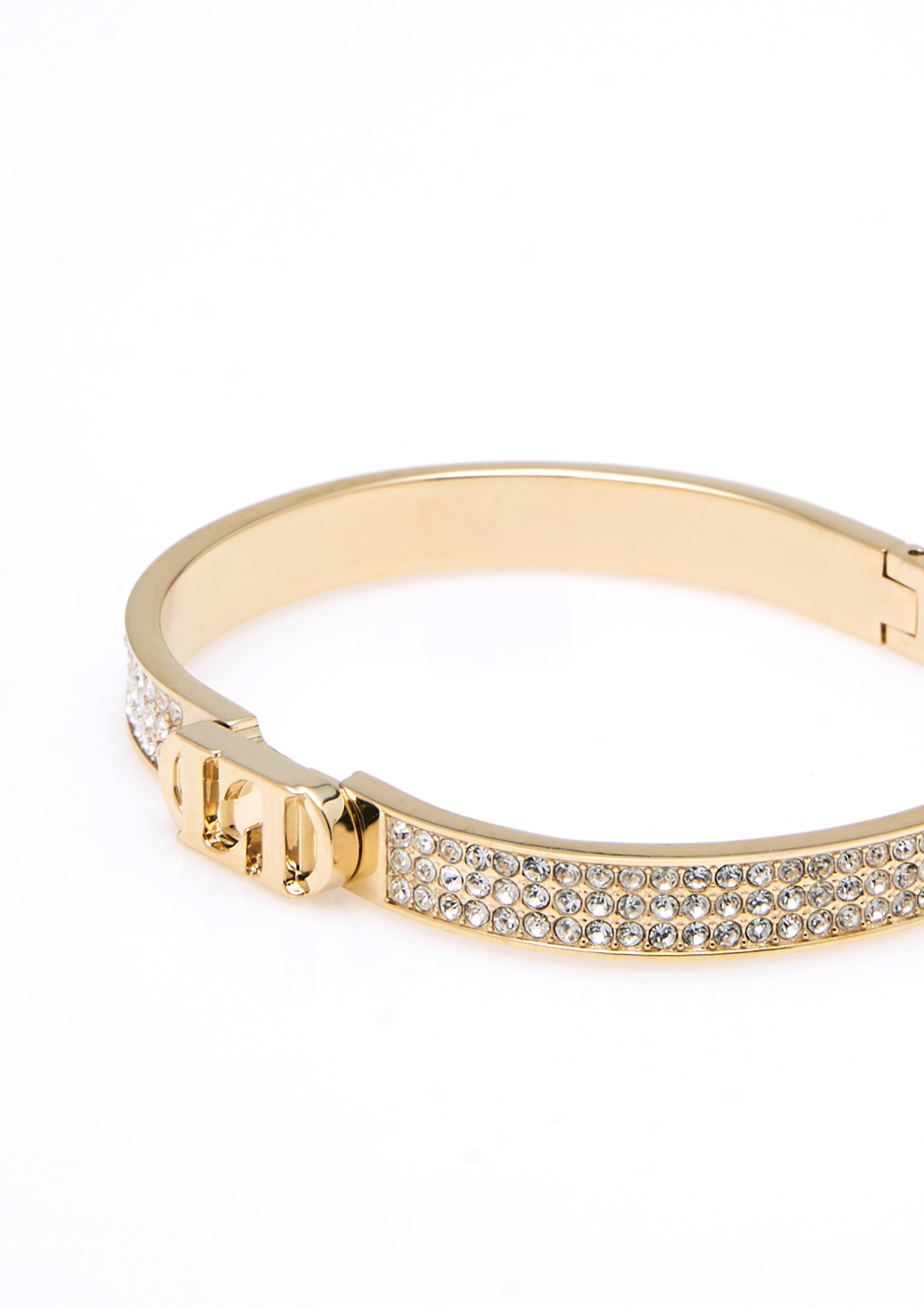 Miss Abigail Gem Bangle - Gold