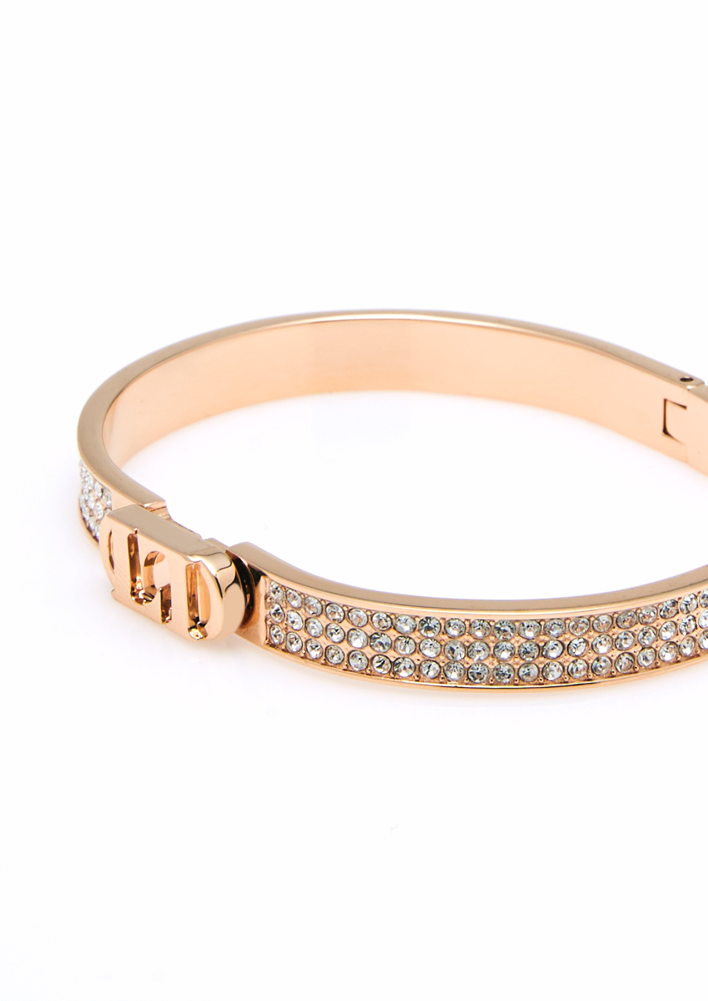 Miss Abigail Gem Bangle - Rose Gold