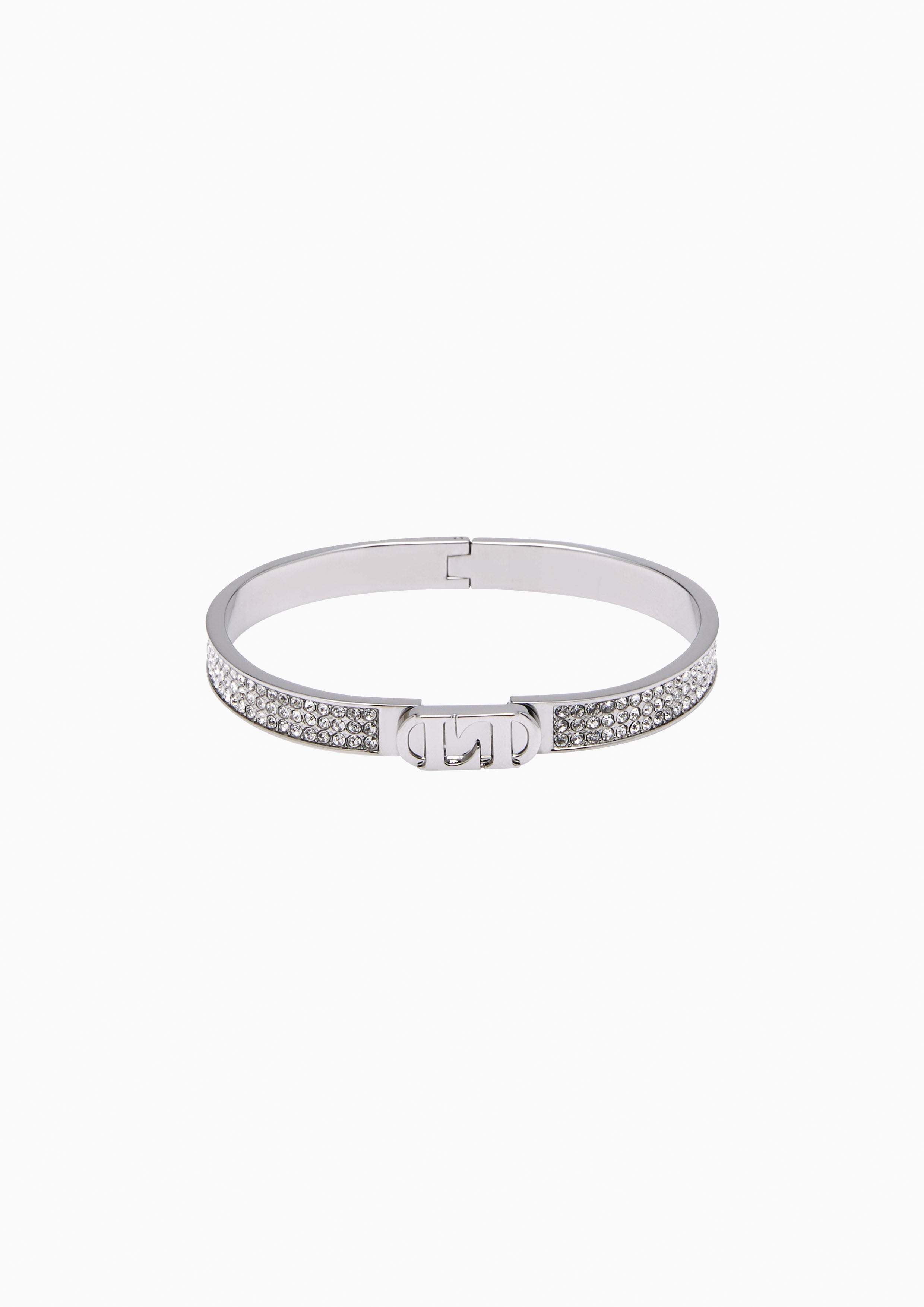 Miss Abigail Gem Bangle - Silver