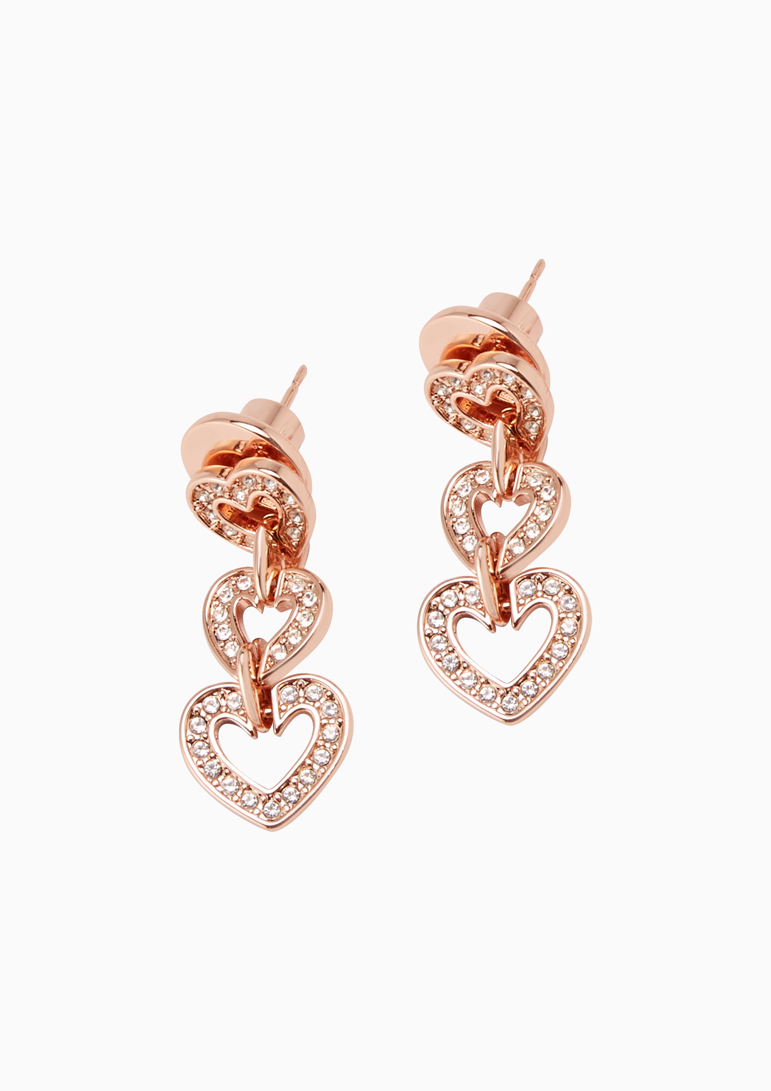 My Heart Earrings  - Rose Gold