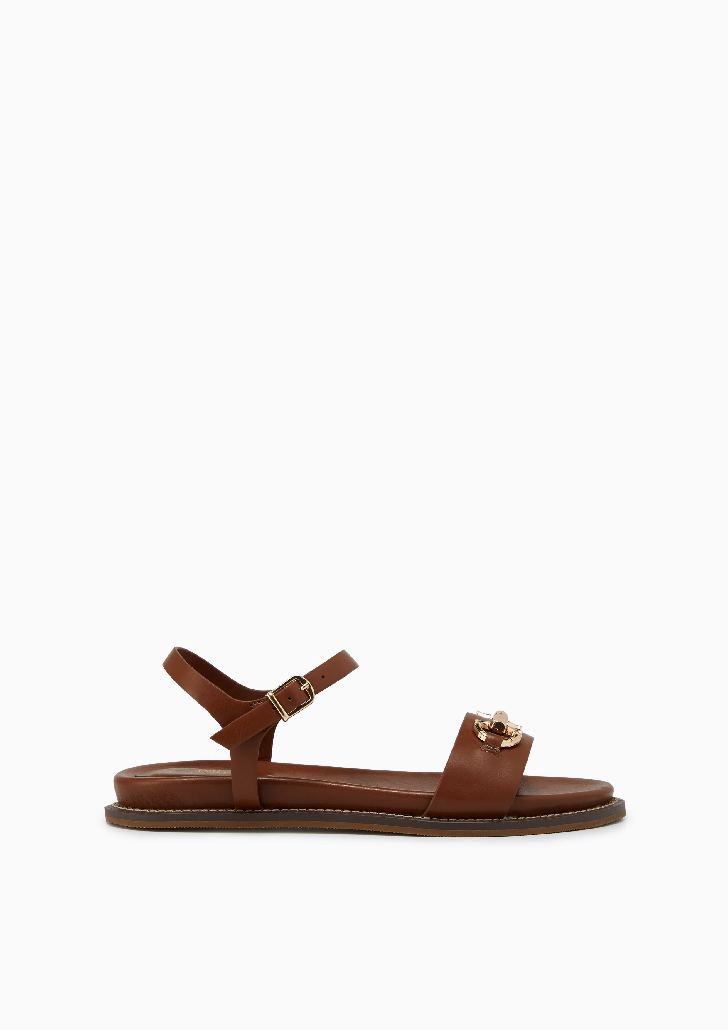 Busy Bee Flats And Sandals - Dark Brown