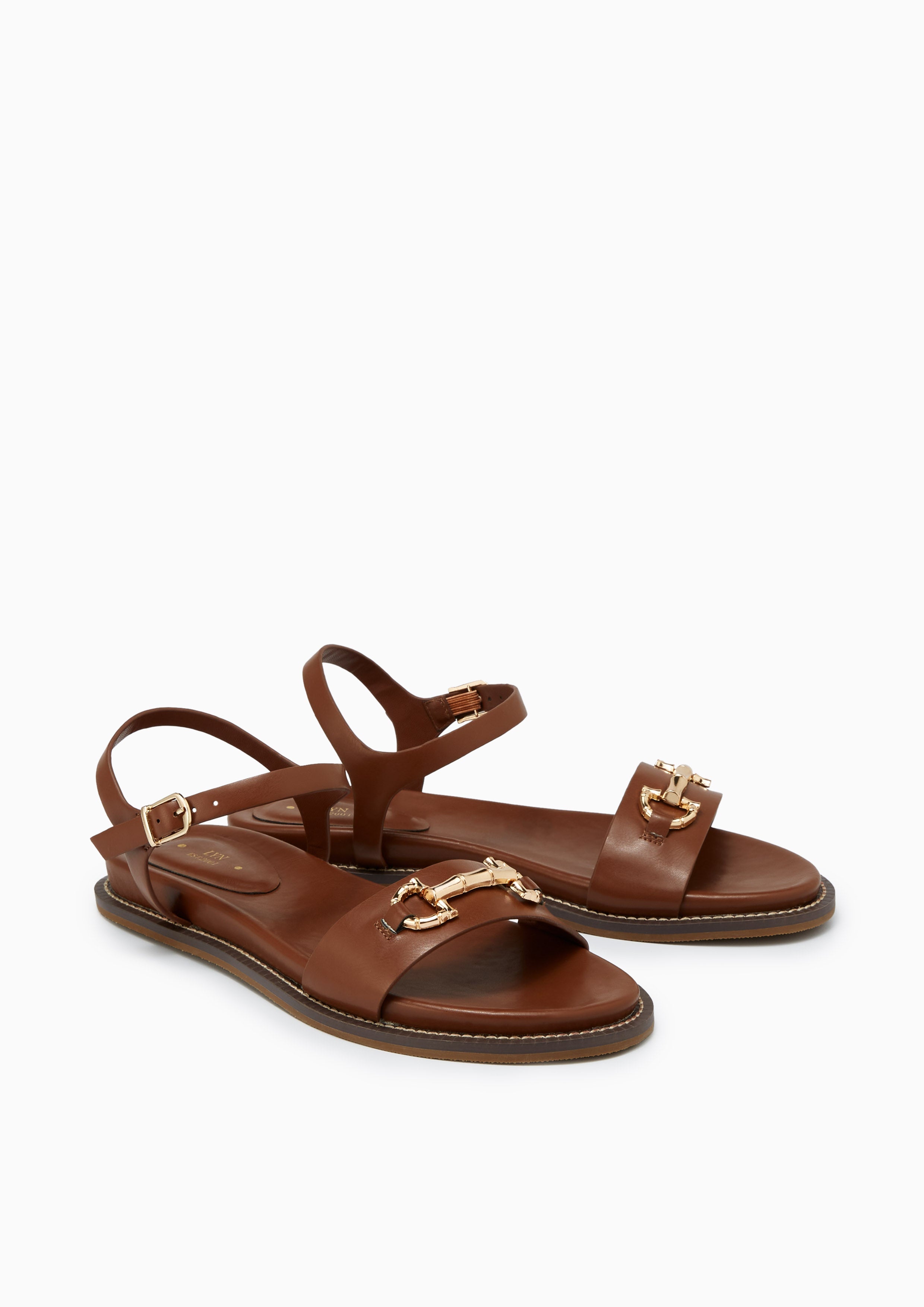 Busy Bee Flats And Sandals - Dark Brown