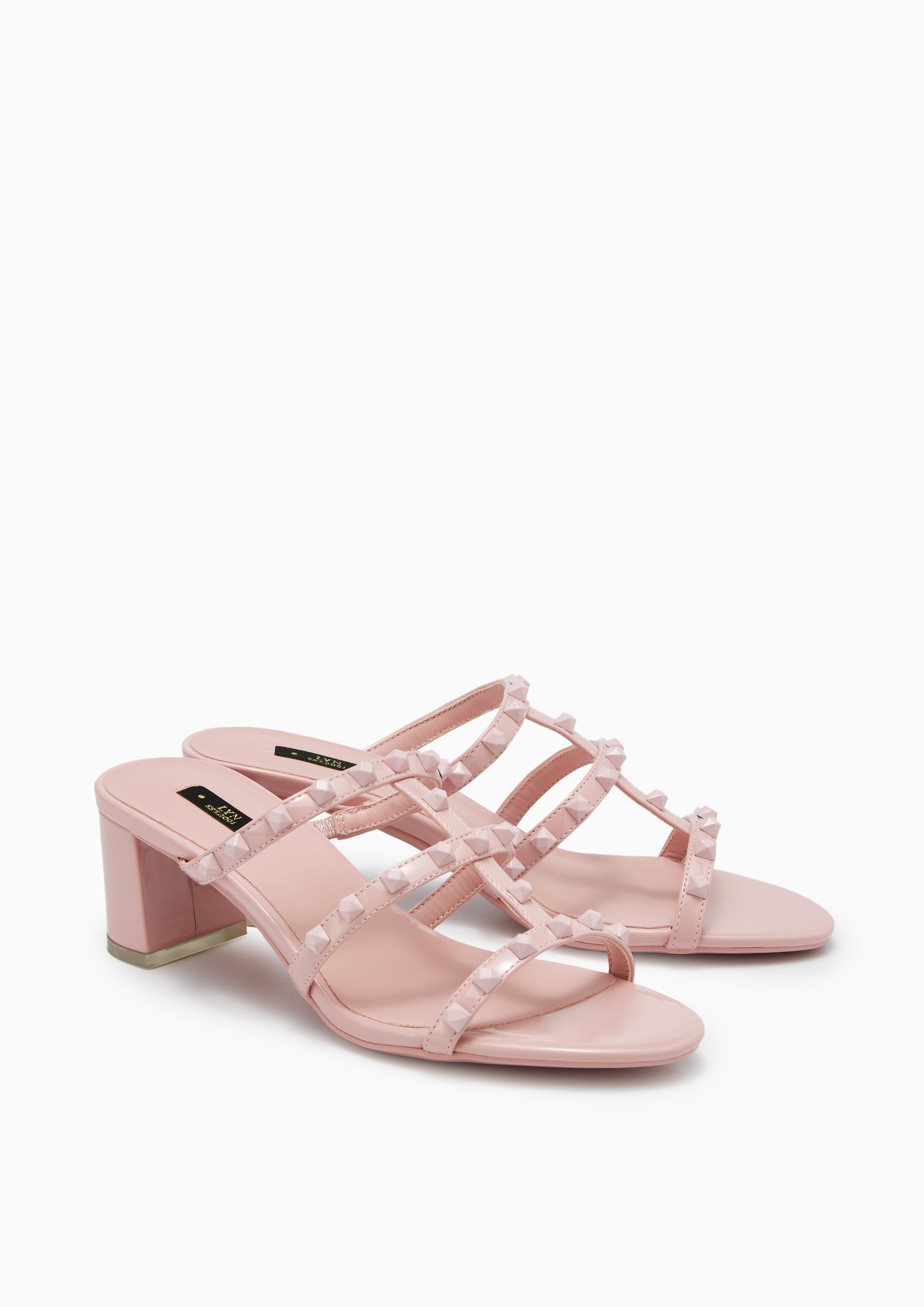 Linda Monotone Heels - Light Pink